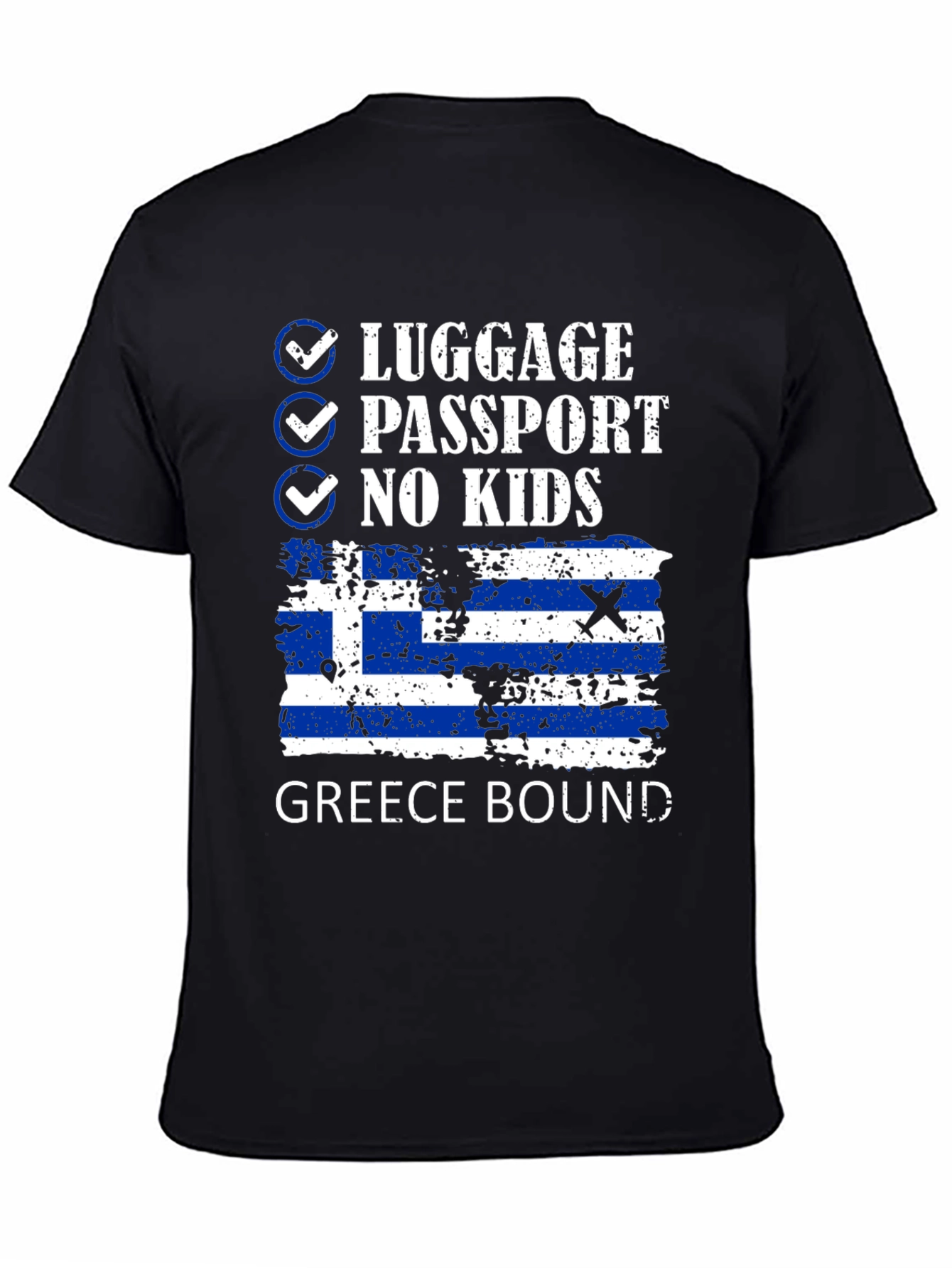 Greece Bound Novelty Travel T-Shirt