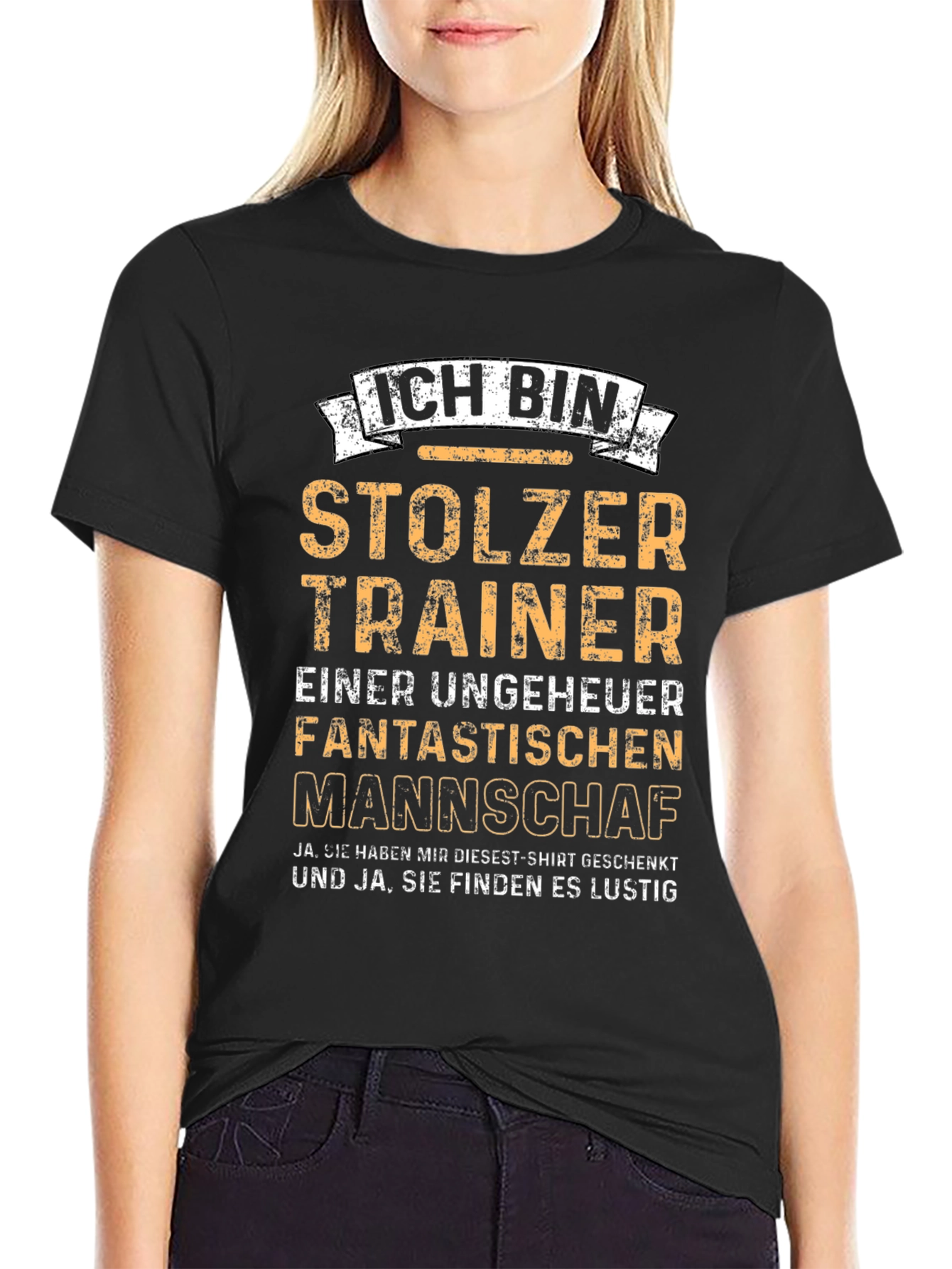 Proud Trainer T-Shirt - Funny German Team Coach Tee