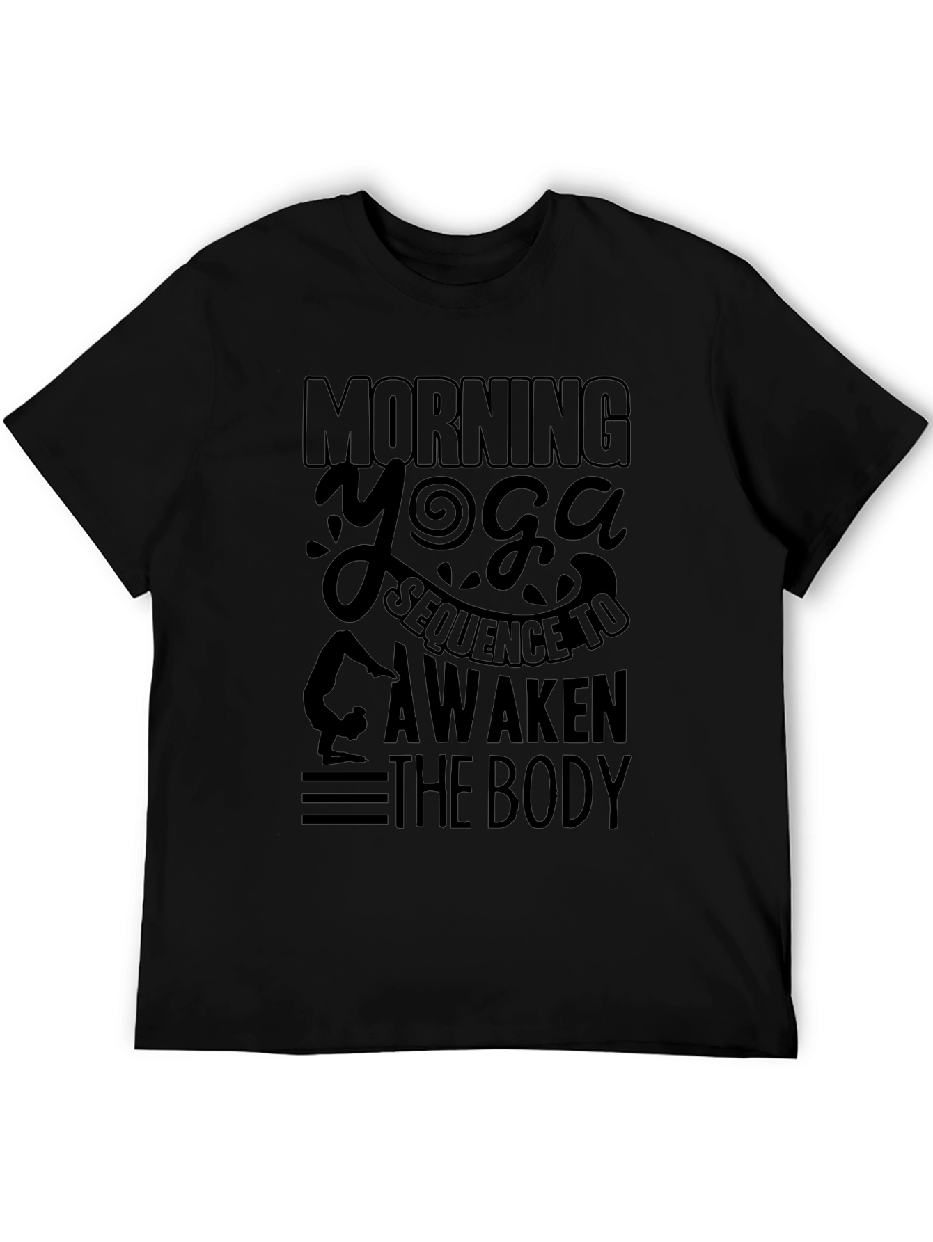 Morning Yoga Graphic Tee - Awaken Your Body