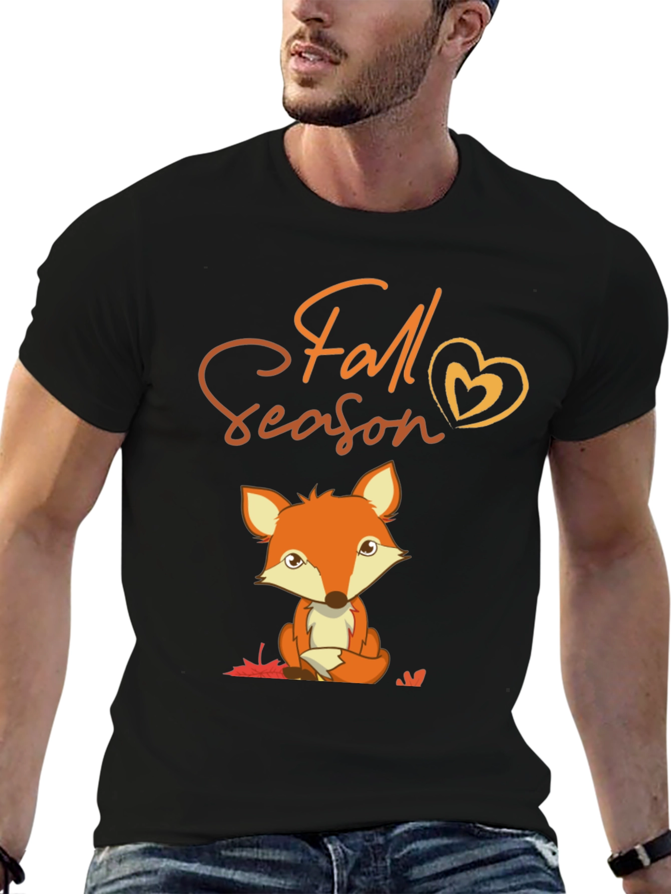 Fall Season Fox Graphic Tee
