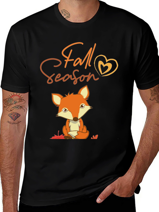 Fall Season Fox Graphic Tee