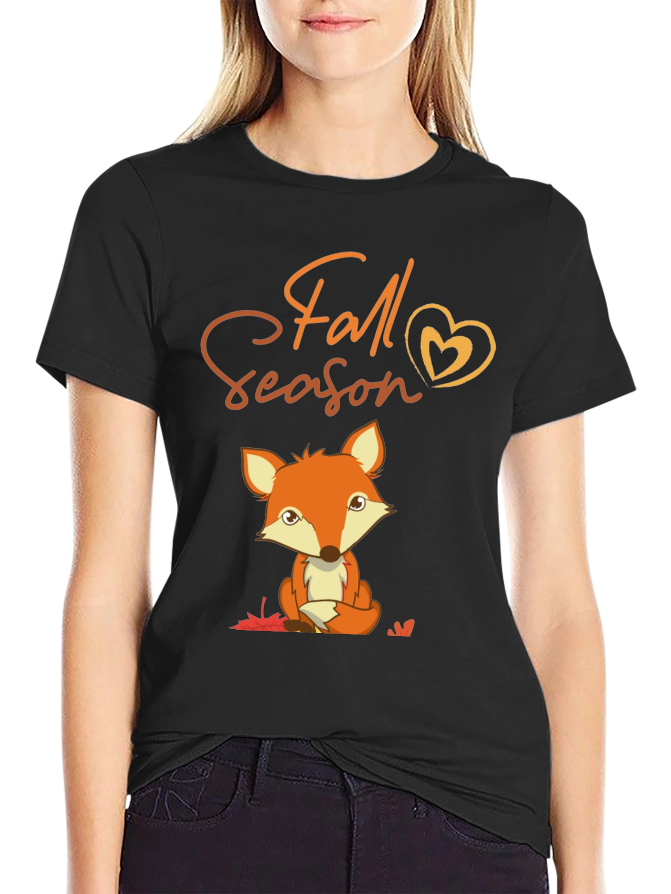 Fall Season Fox Graphic Tee