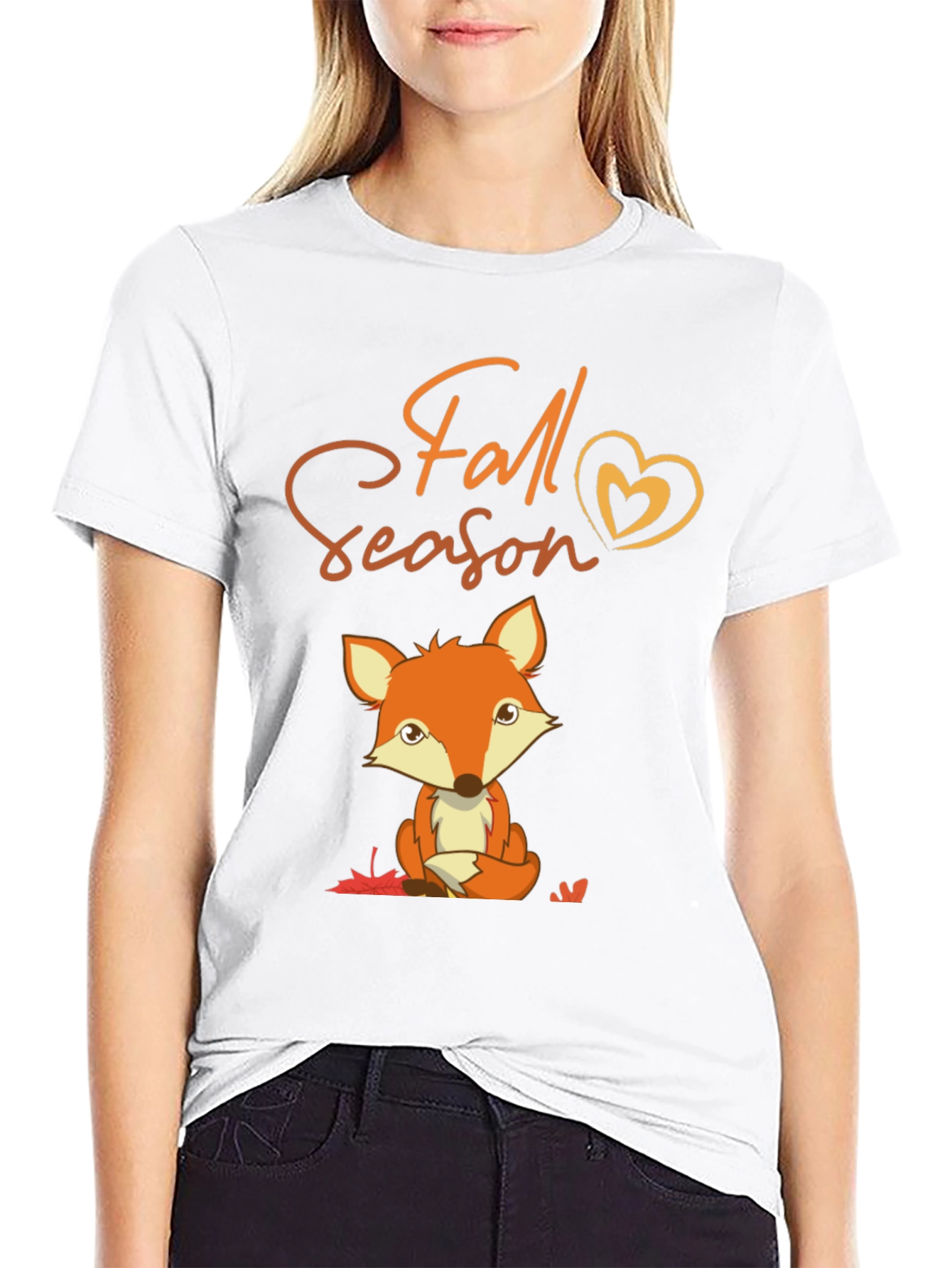 Fall Season Fox Graphic Tee