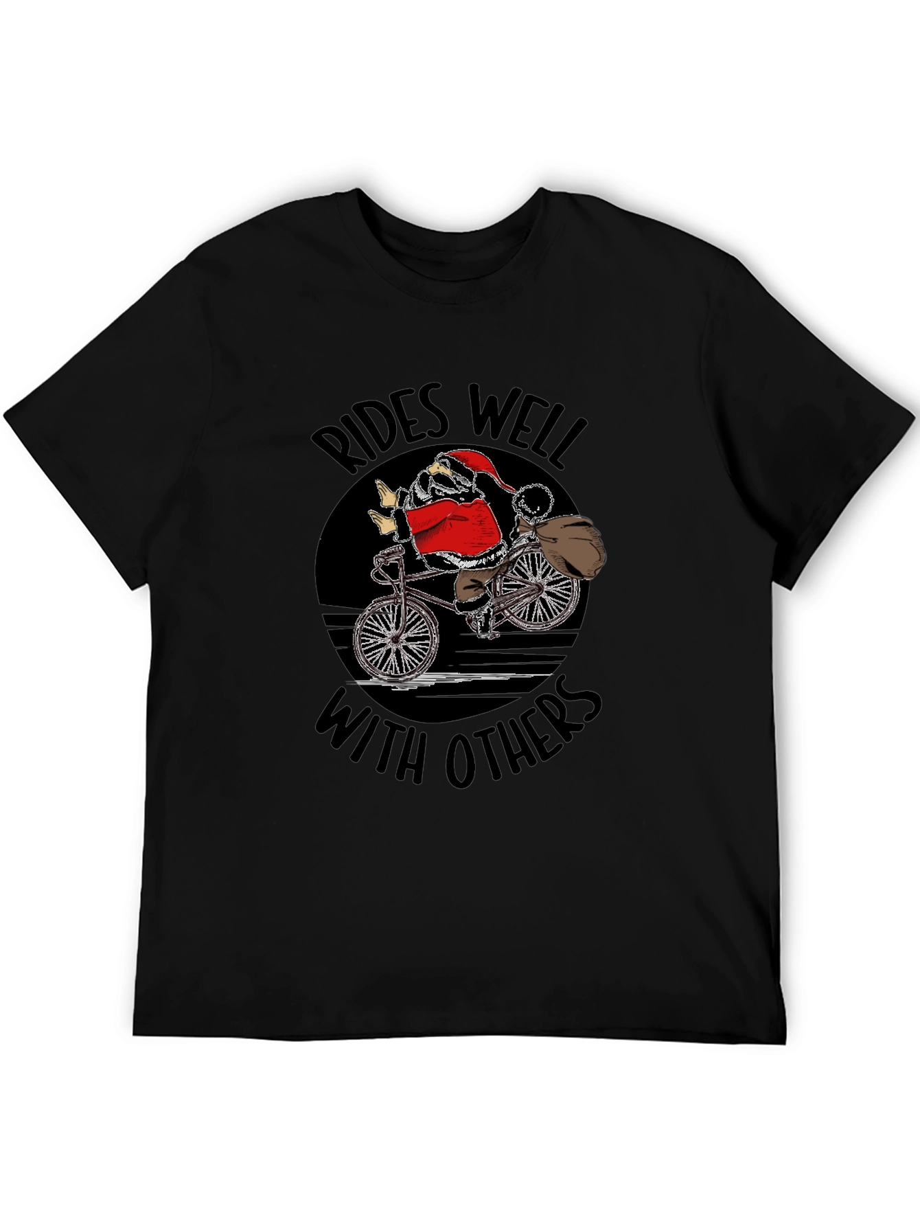 Santa Rides Well With Others T-Shirt