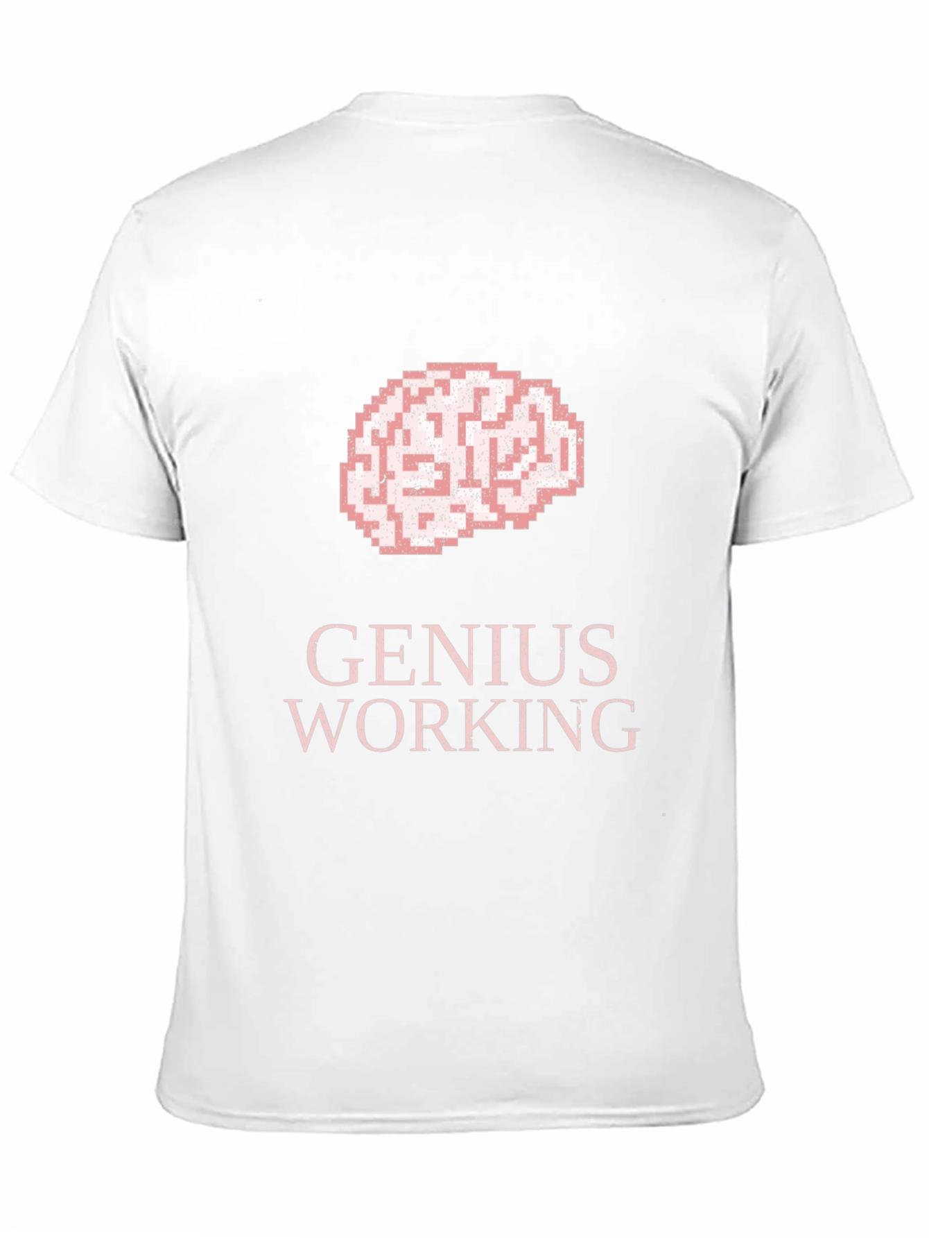 Genius Working T-Shirt: Brain Graphic Tee