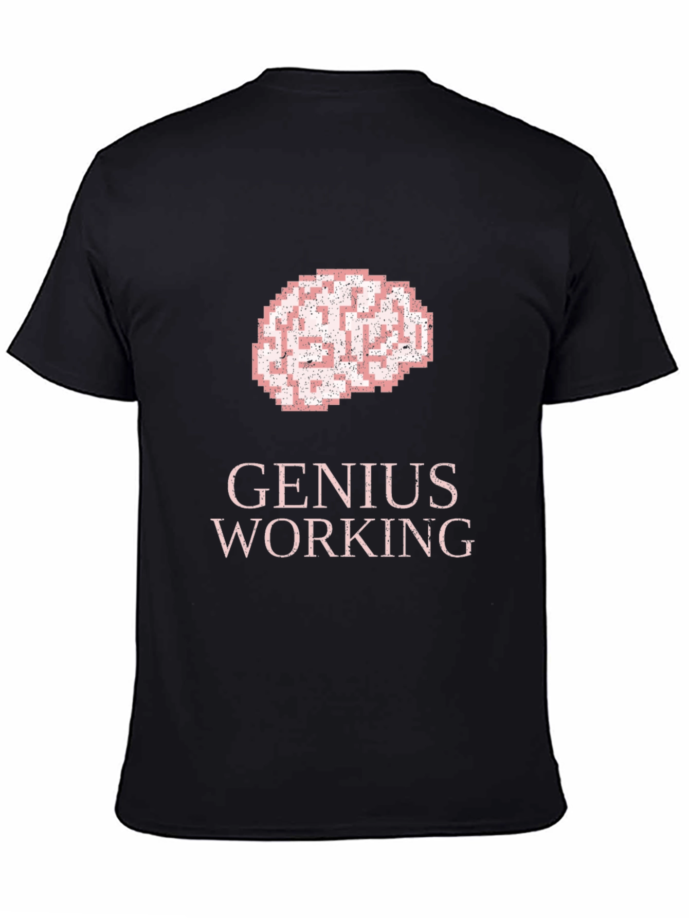 Genius Working T-Shirt: Brain Graphic Tee