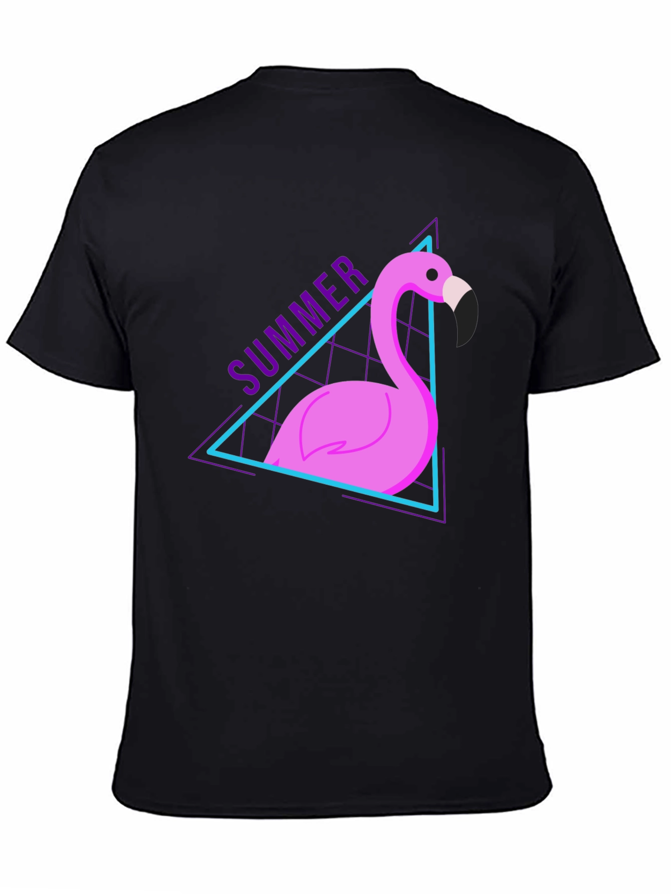 Summer Flamingo Graphic T-Shirt - Trendy Design
