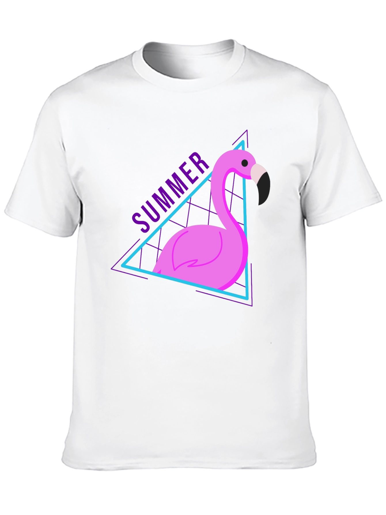 Summer Flamingo Graphic T-Shirt - Trendy Design
