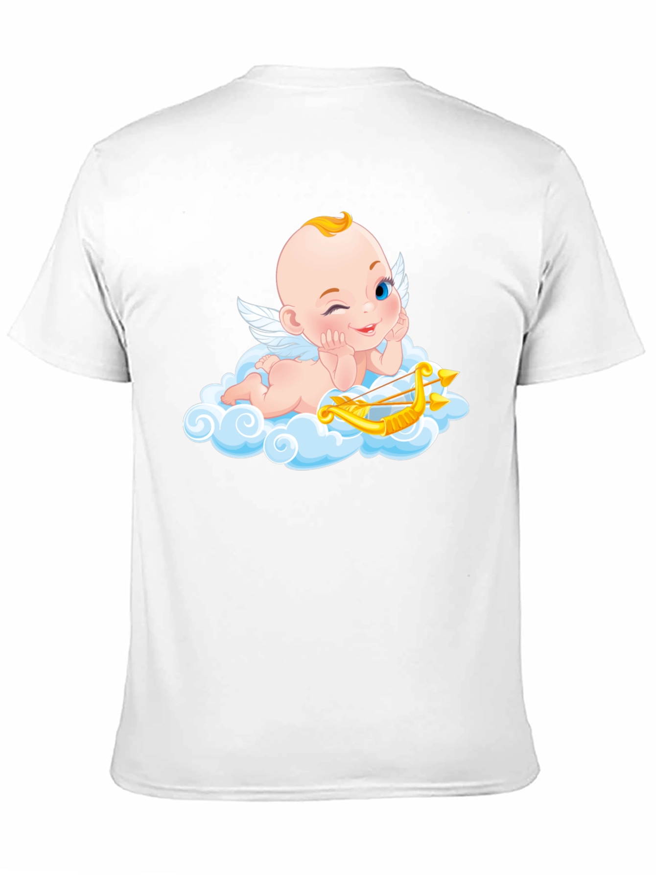 Cupid Angel Graphic T-Shirt - Whimsical Design