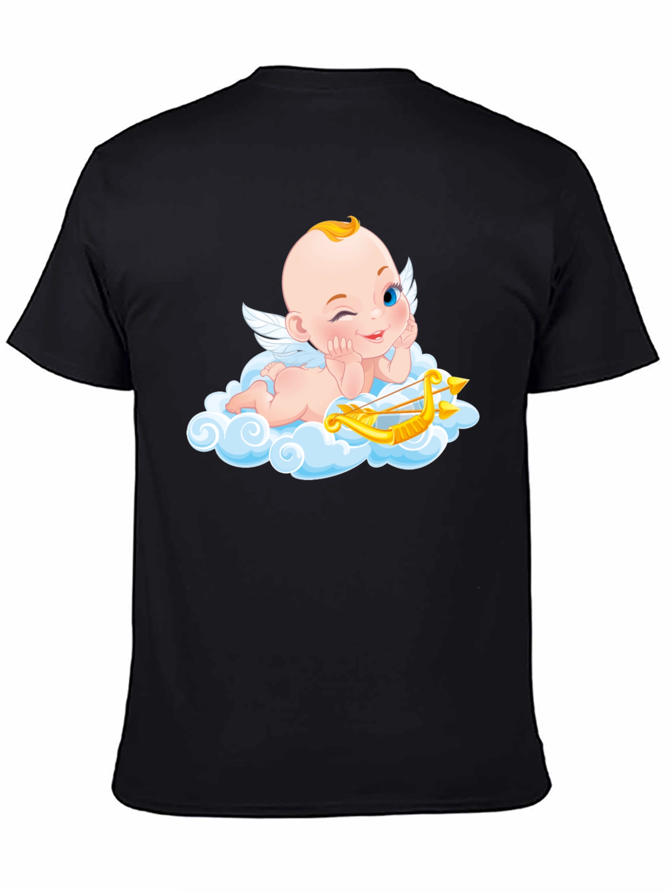 Cupid Angel Graphic T-Shirt - Whimsical Design