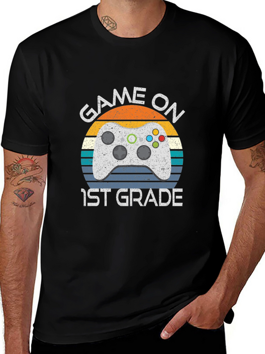 Game On 1st Grade T-Shirt - Gamer Back to School