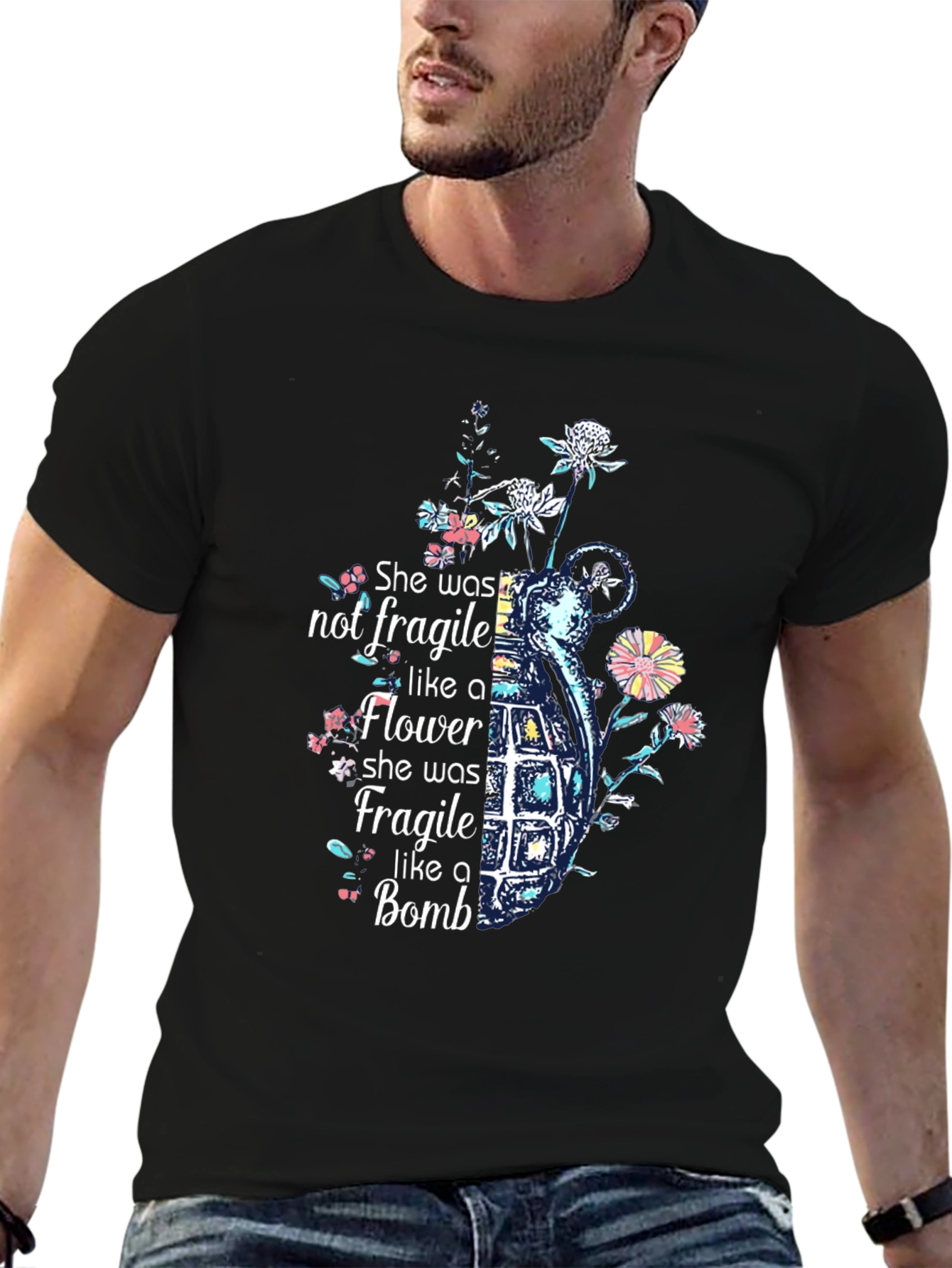 She was not fragile T-Shirt