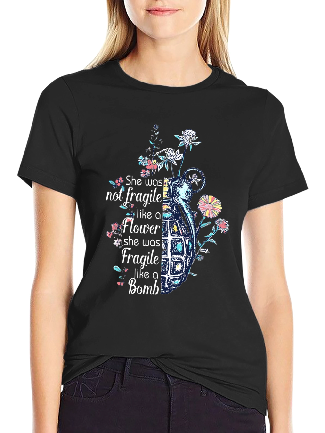 She was not fragile T-Shirt