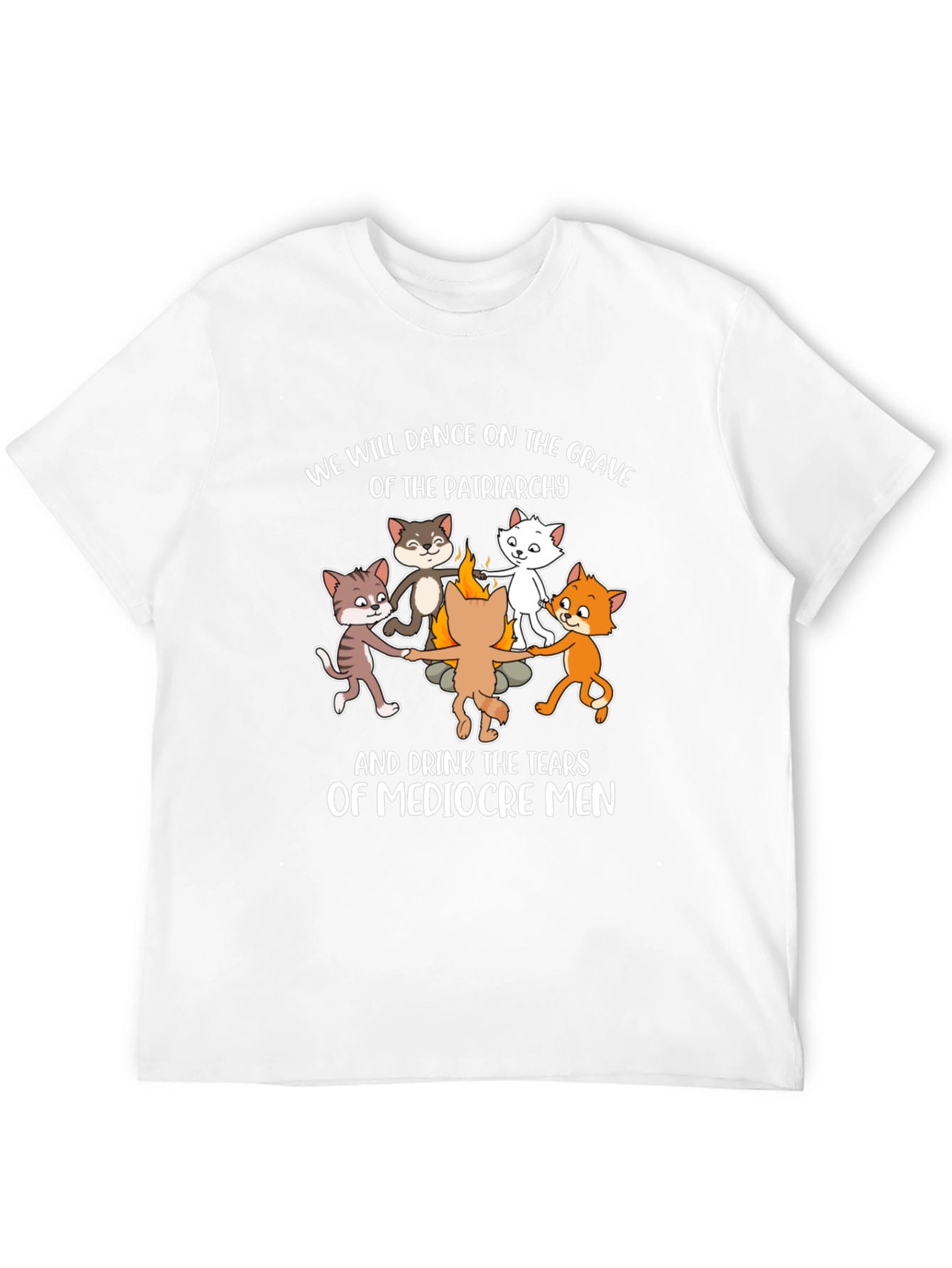Feminist Cats Dancing Graphic Tee