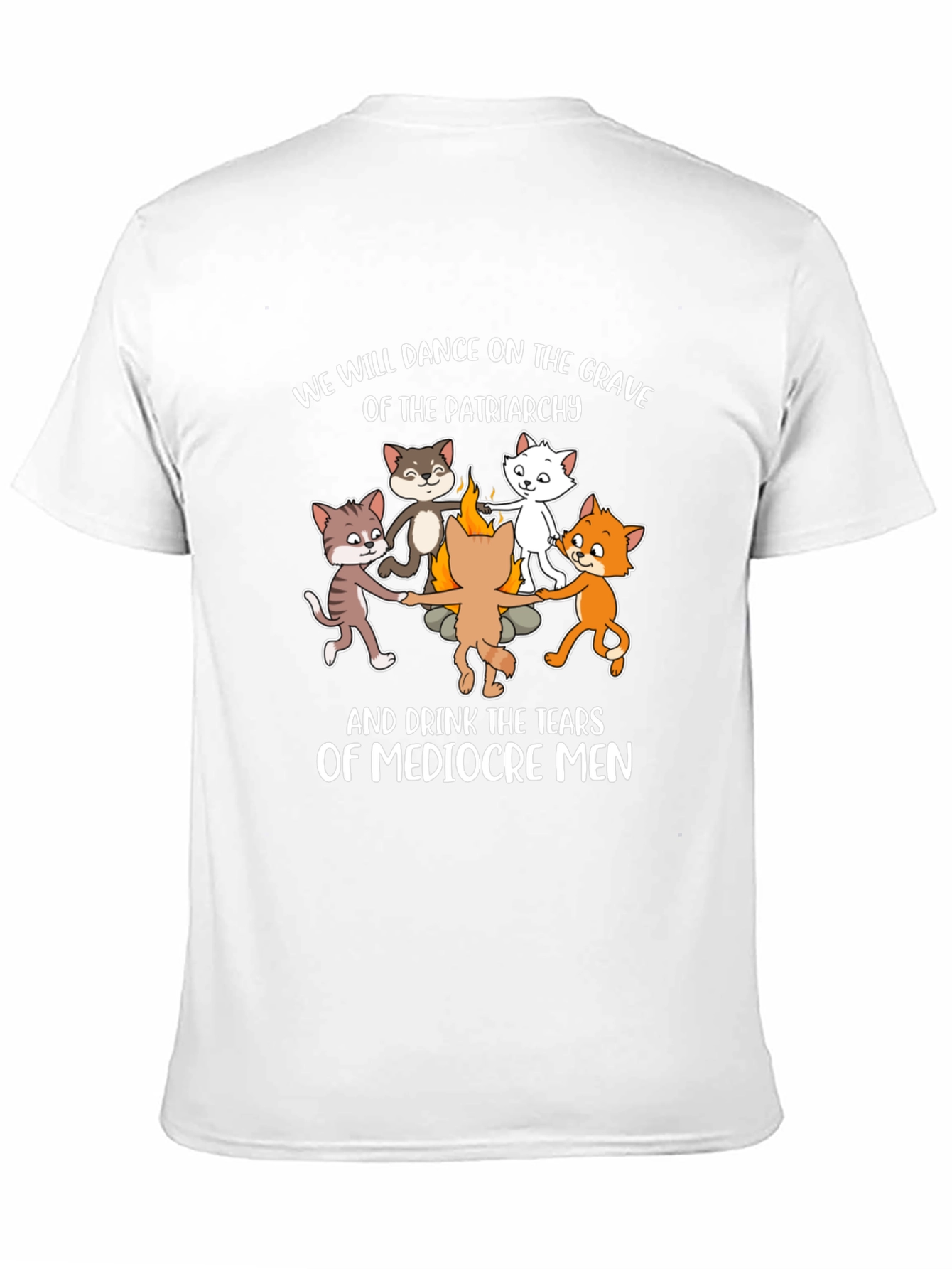 Feminist Cats Dancing Graphic Tee