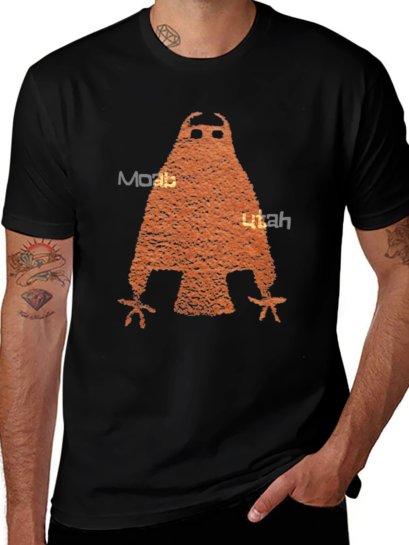 Moab Utah Monster T-Shirt - Unique Graphic Tee