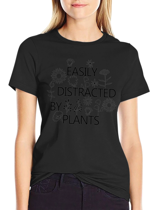 Easily Distracted By Plants Graphic Tee