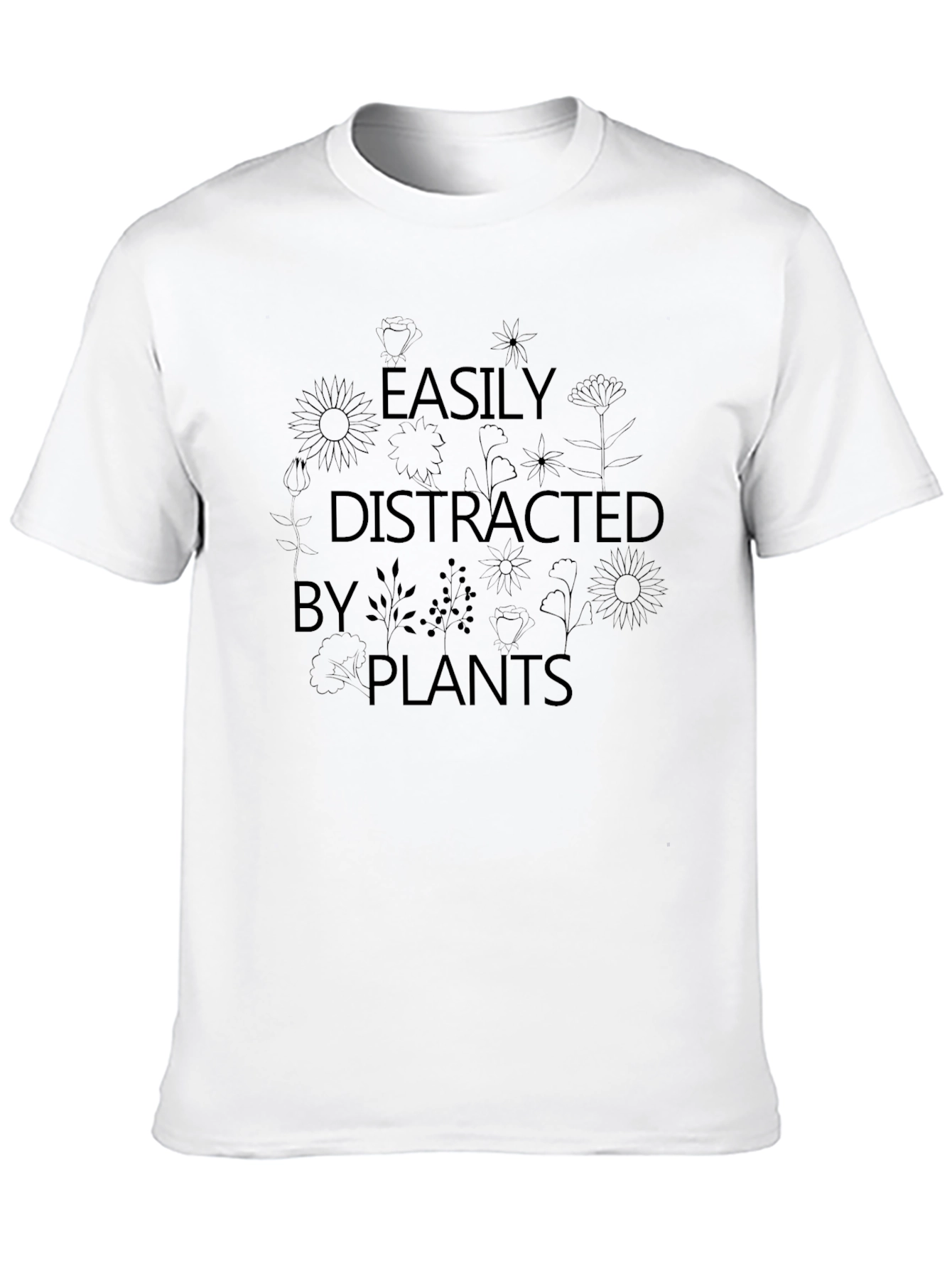 Easily Distracted By Plants Graphic Tee