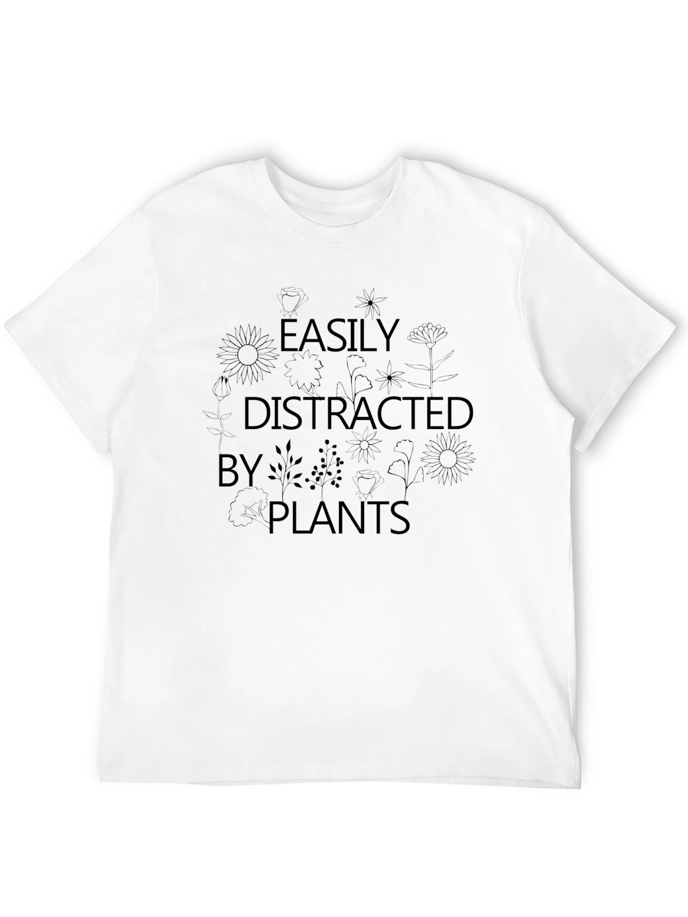 Easily Distracted By Plants Graphic Tee