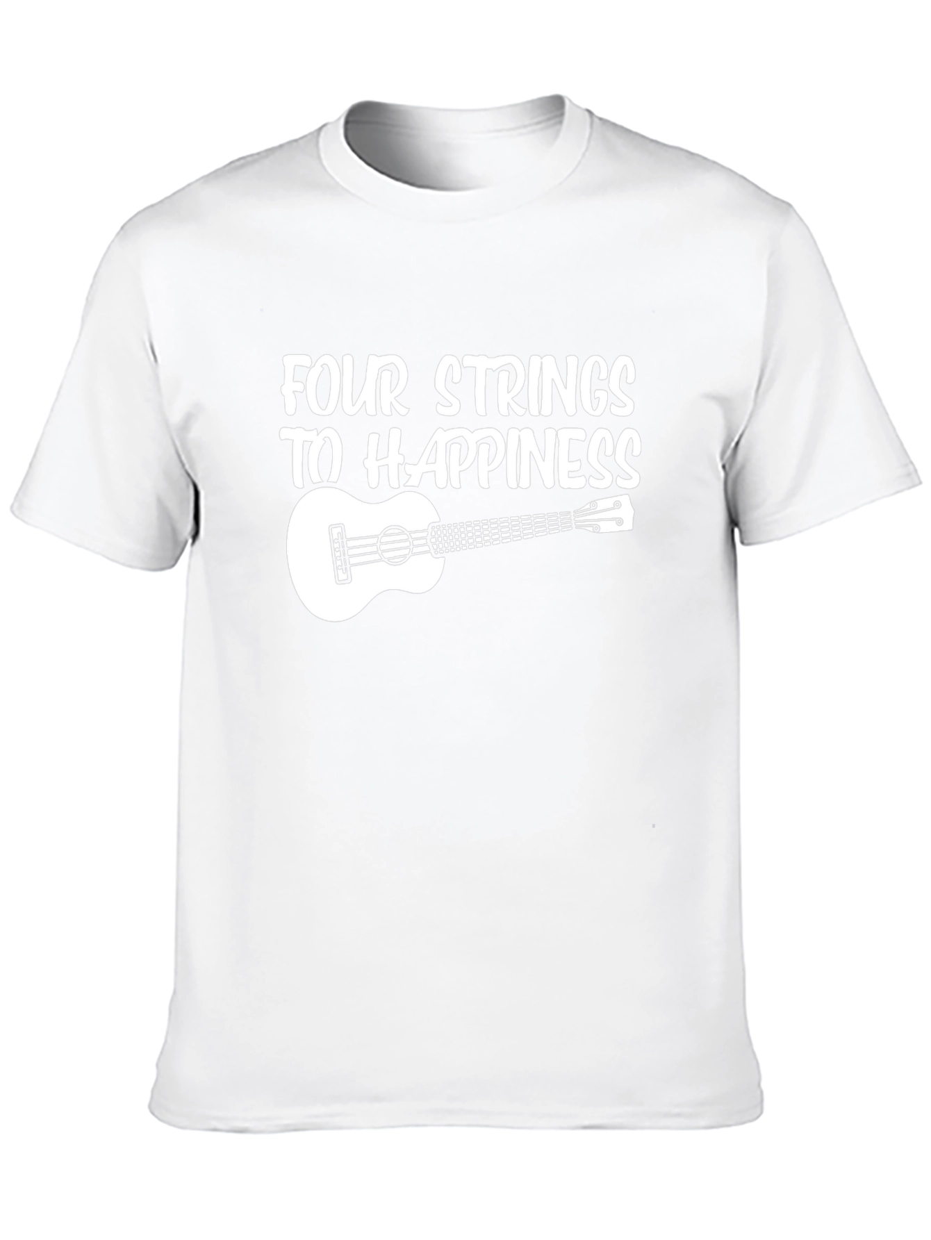 Four Strings to Happiness Graphic T-Shirt