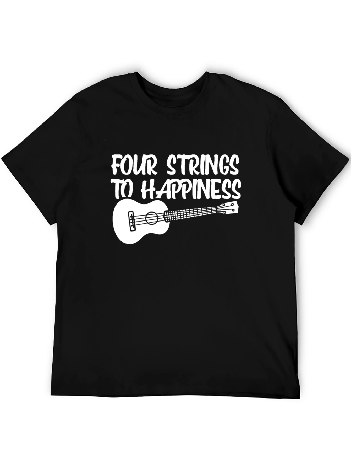 Four Strings to Happiness Graphic T-Shirt