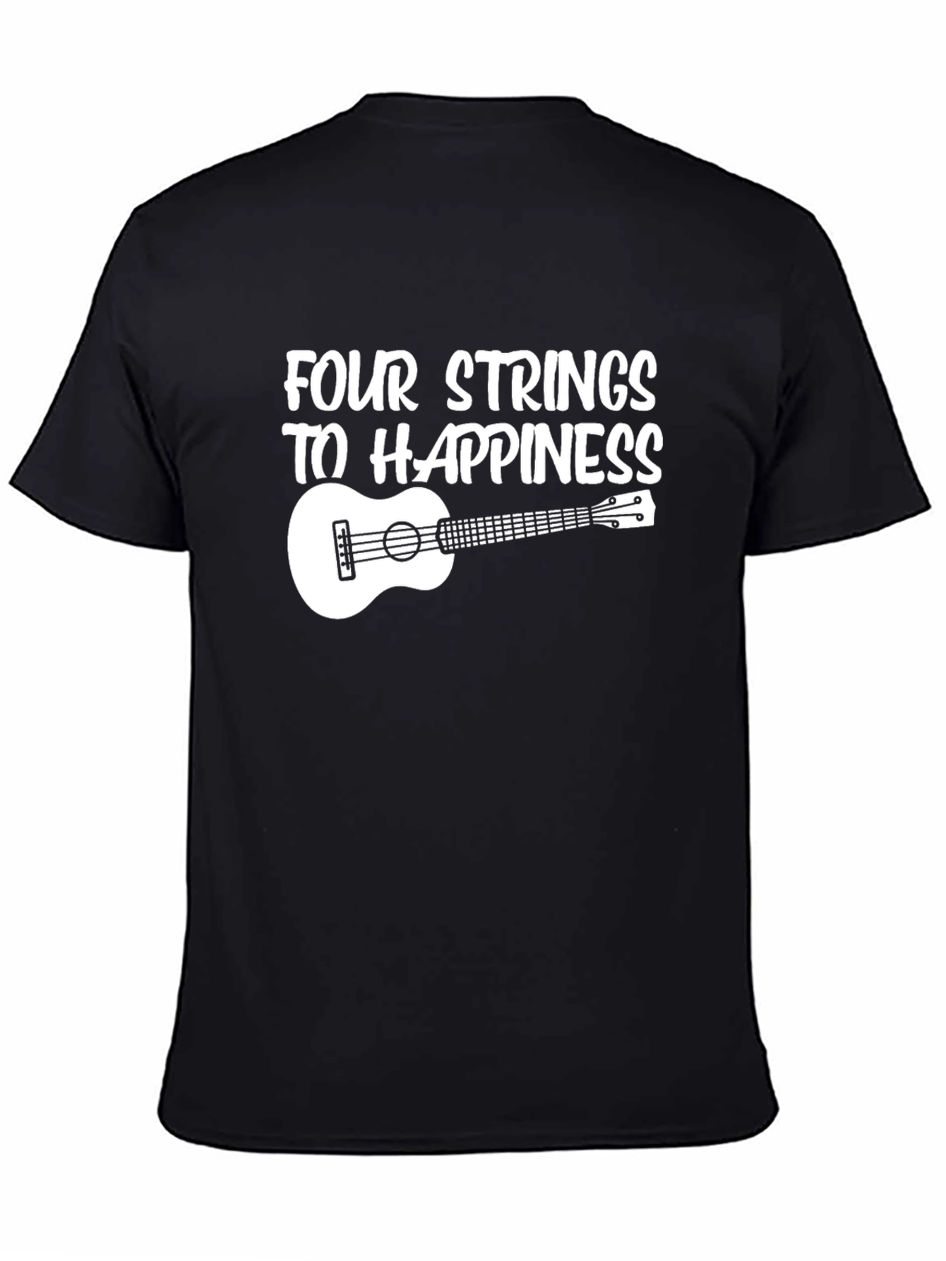 Four Strings to Happiness Graphic T-Shirt