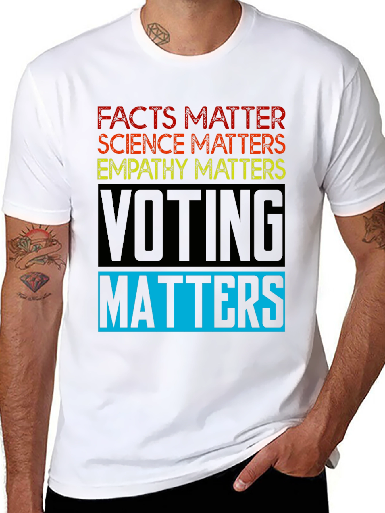 Facts Matter Graphic T-Shirt