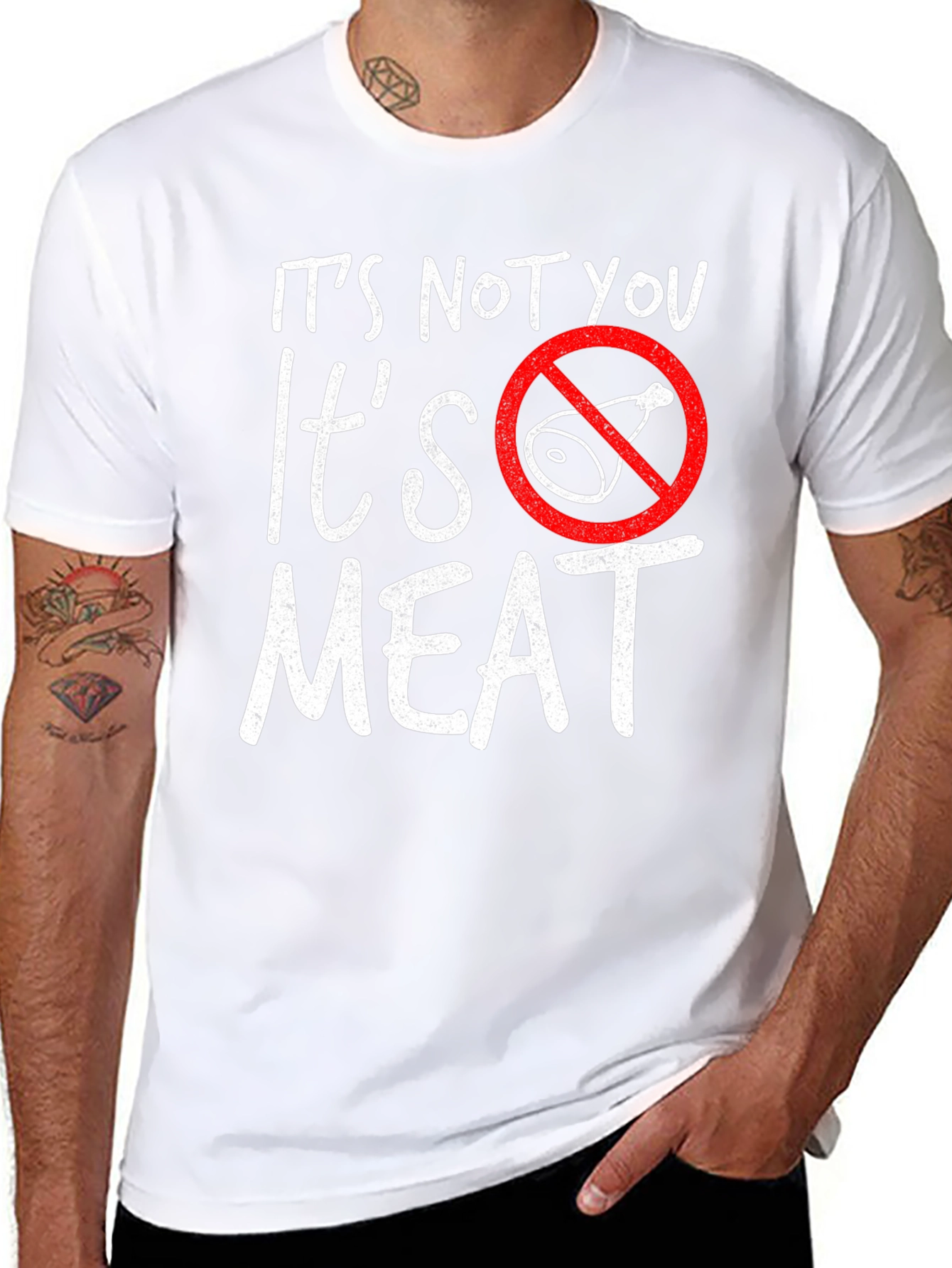 Its Not You Its Meat T-Shirt - Vegan Tee