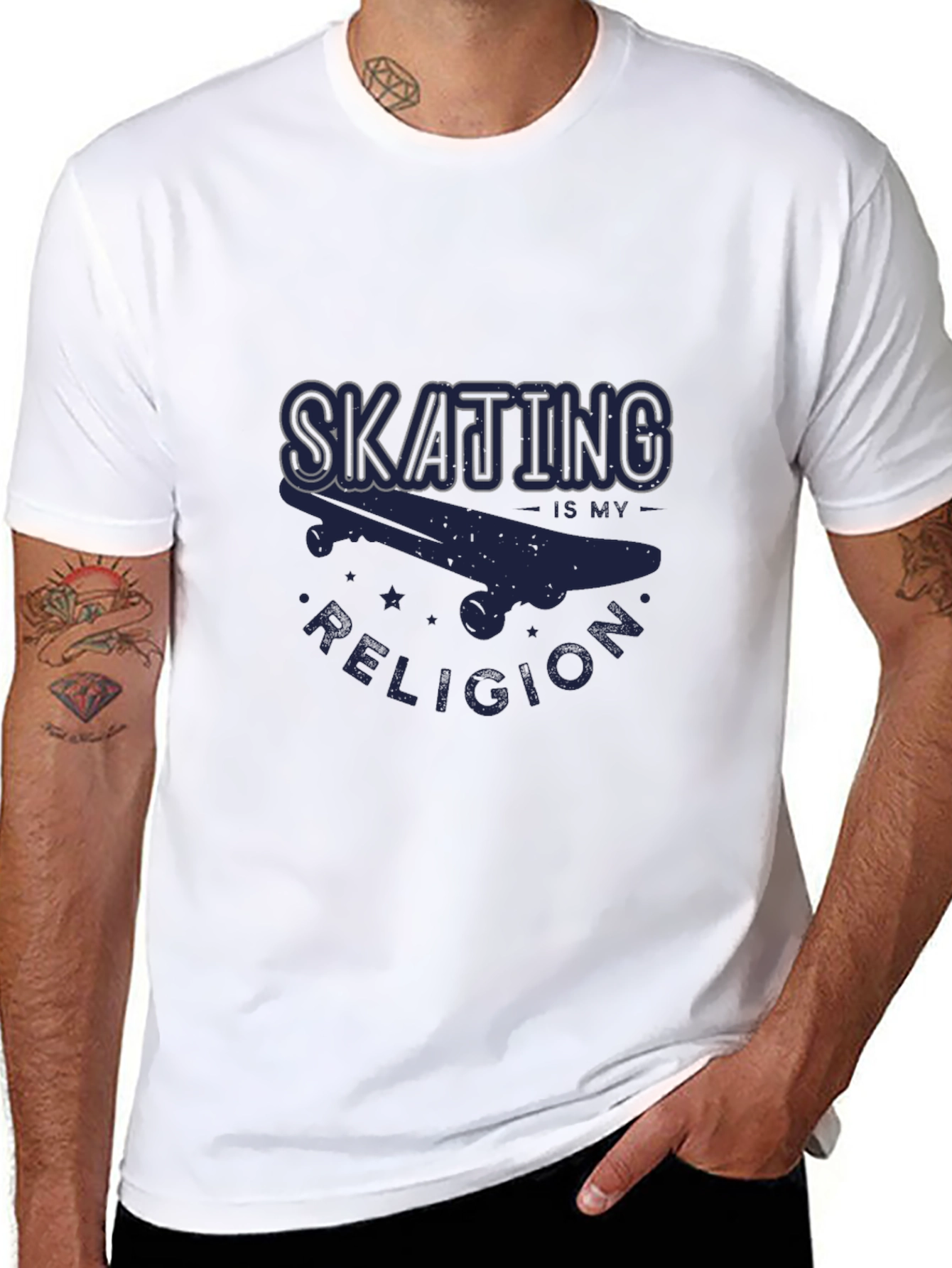 Skating is My Religion Graphic T-Shirt
