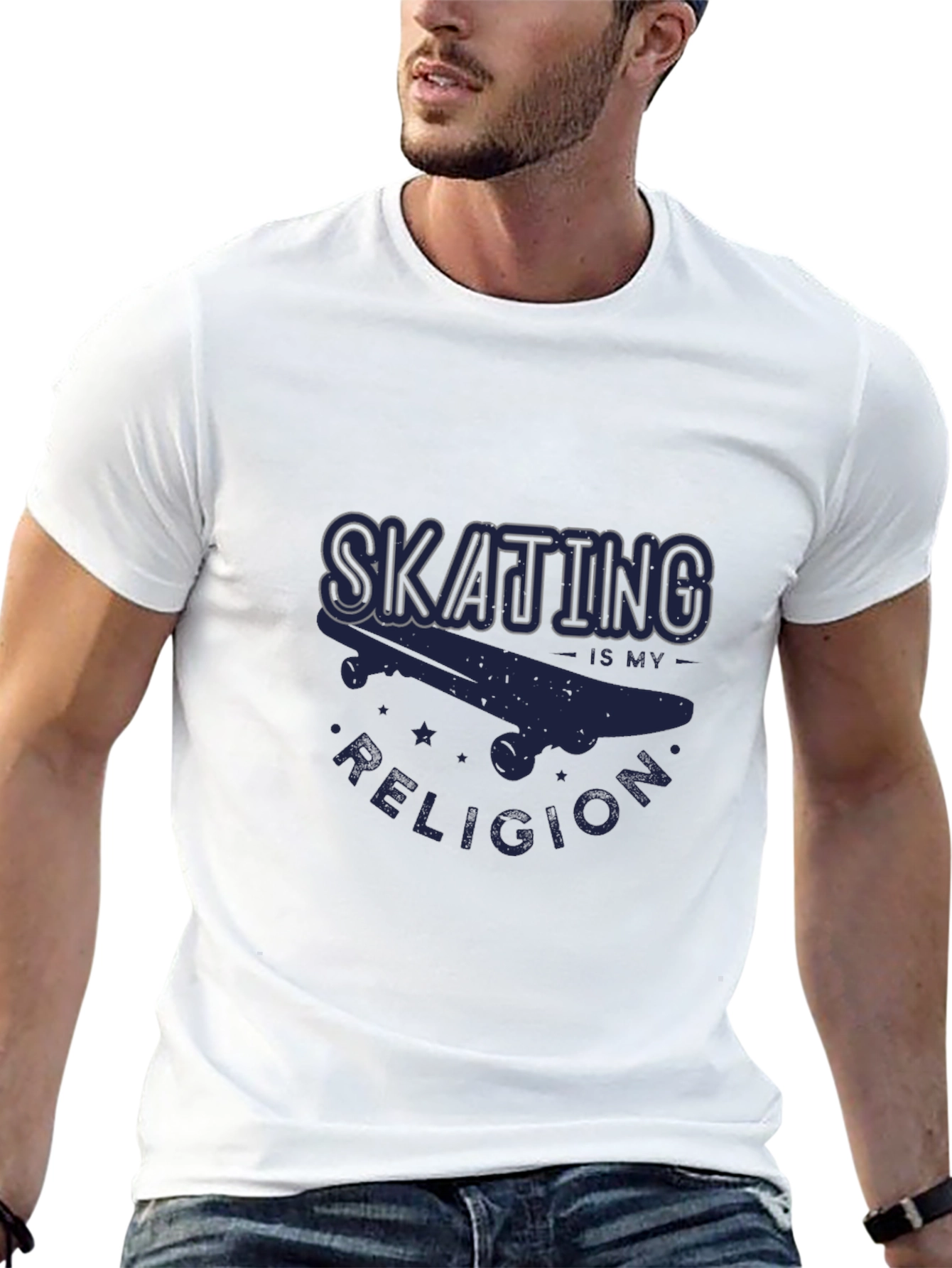 Skating is My Religion Graphic T-Shirt