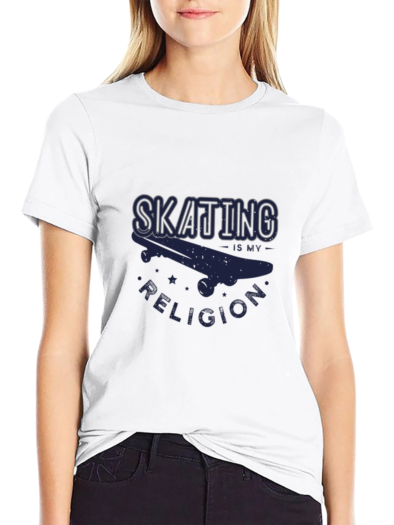 Skating is My Religion Graphic T-Shirt
