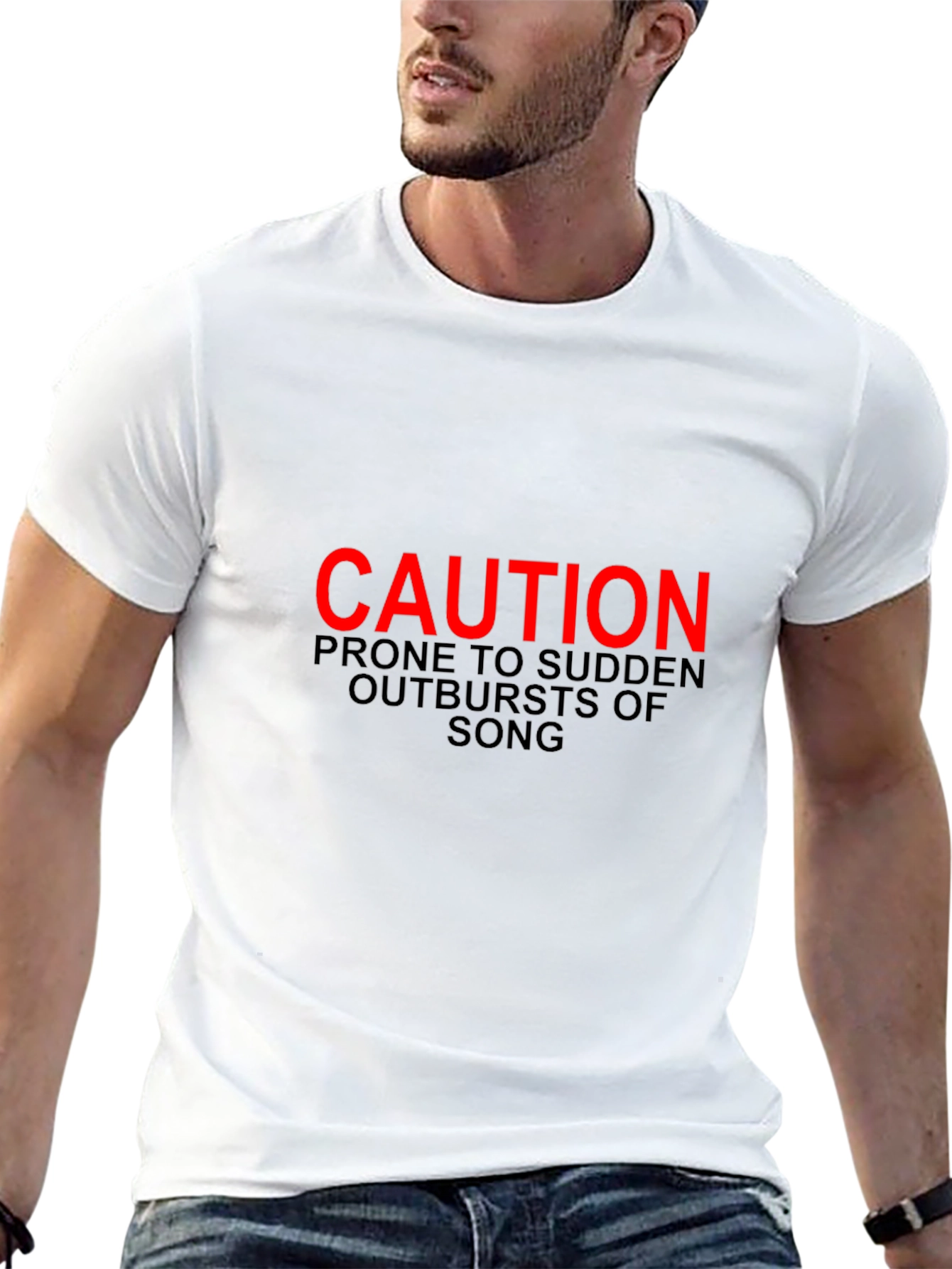 Caution Prone to Sudden Outbursts of Song T-Shirt