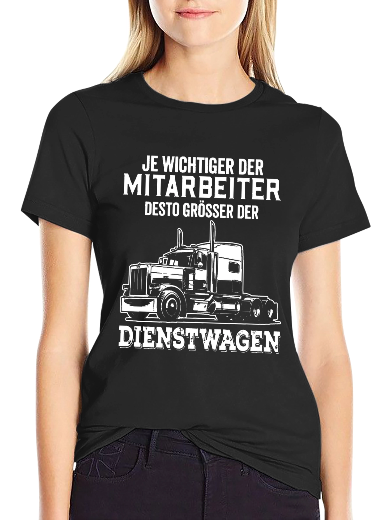 Trucker Humor T-Shirt - Je Wichtiger Der Mitarbeiter