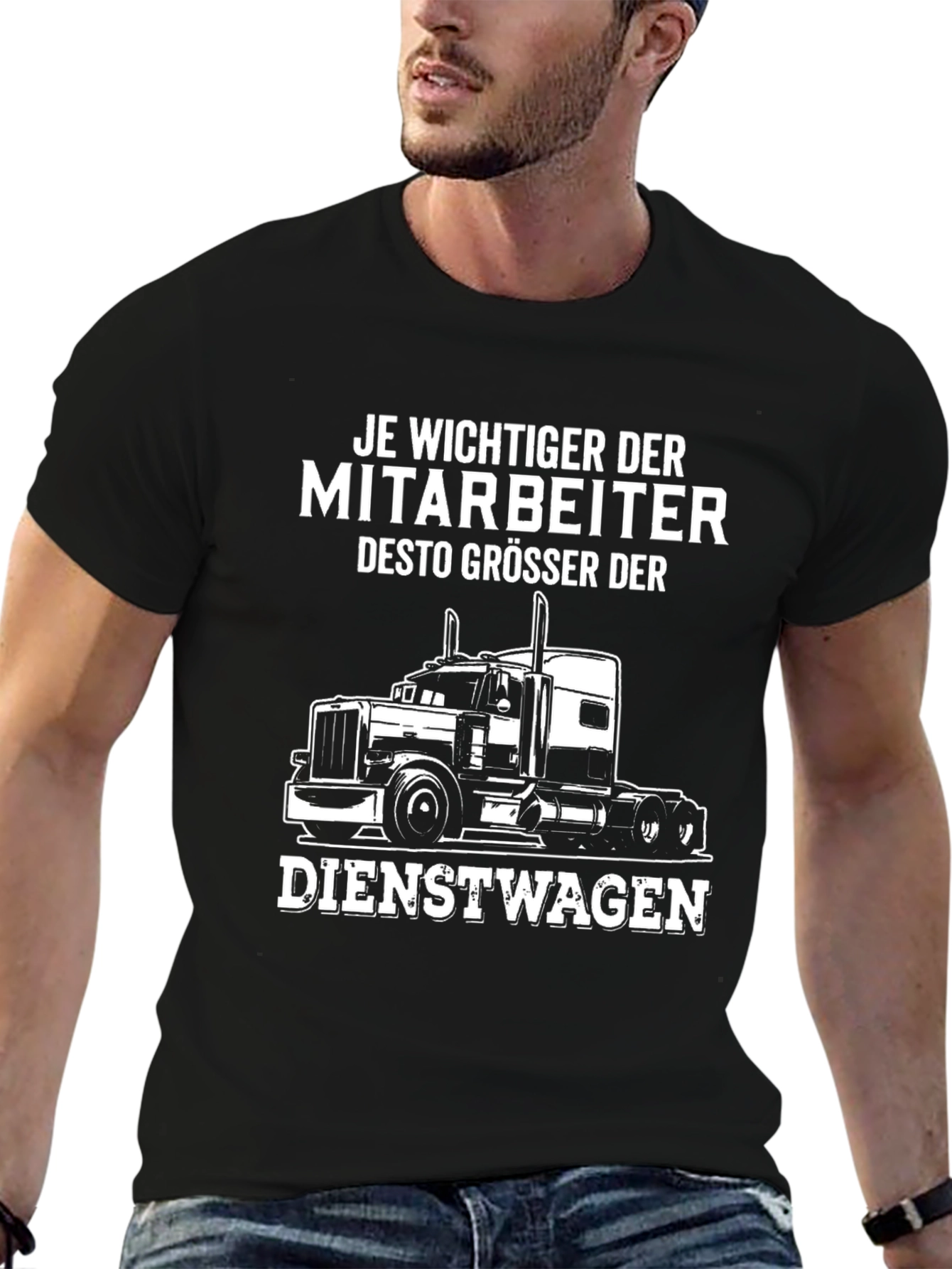 Trucker Humor T-Shirt - Je Wichtiger Der Mitarbeiter