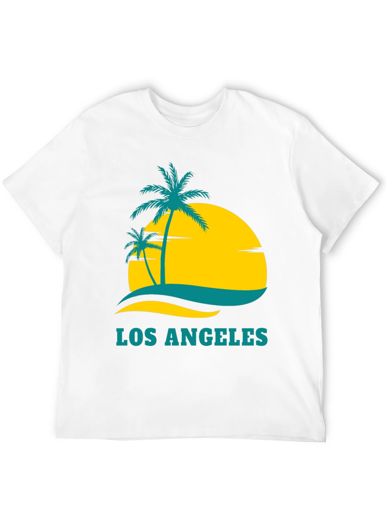 Los Angeles Palm Tee - Tropical Graphic T-Shirt