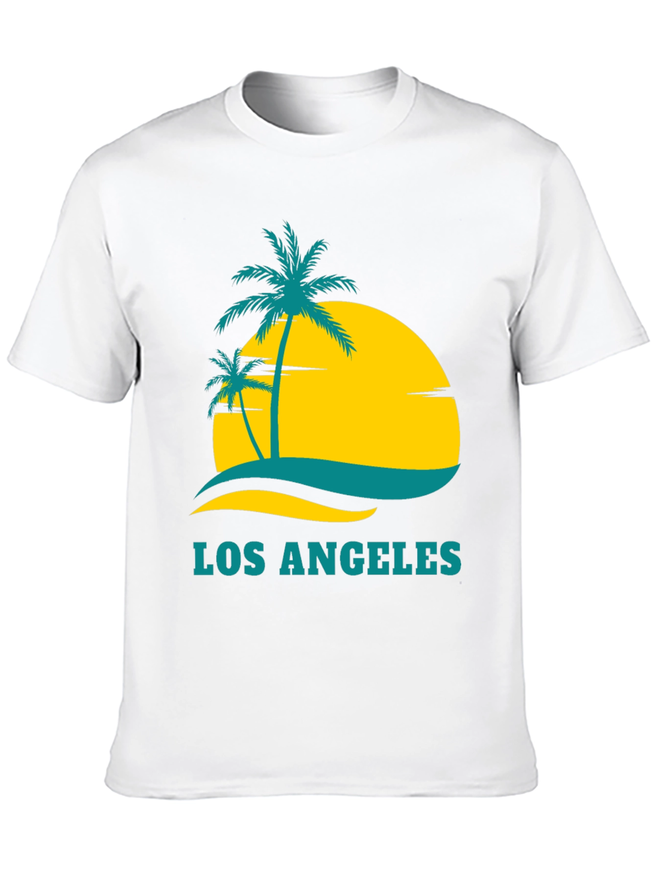 Los Angeles Palm Tee - Tropical Graphic T-Shirt