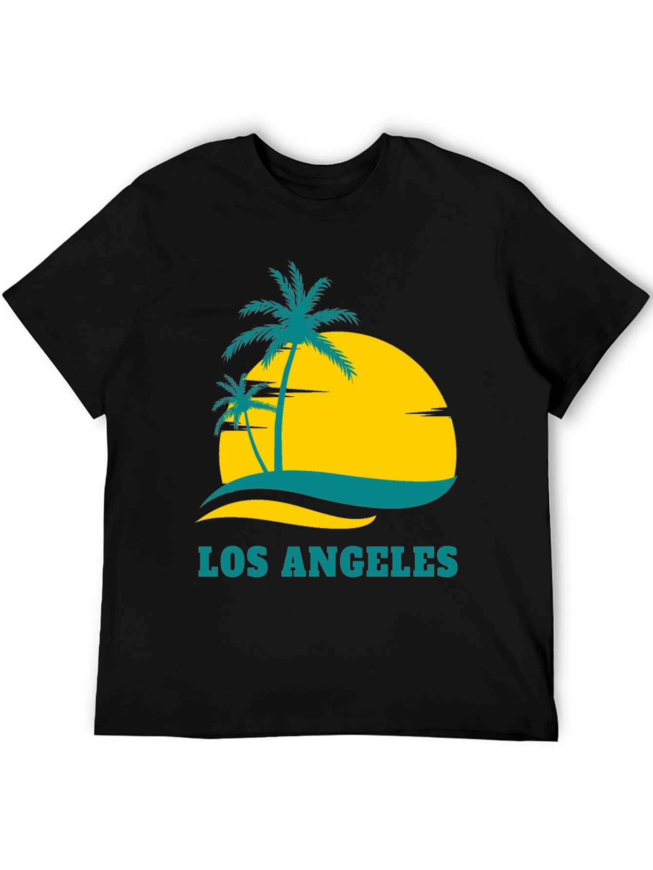 Los Angeles Palm Tee - Tropical Graphic T-Shirt