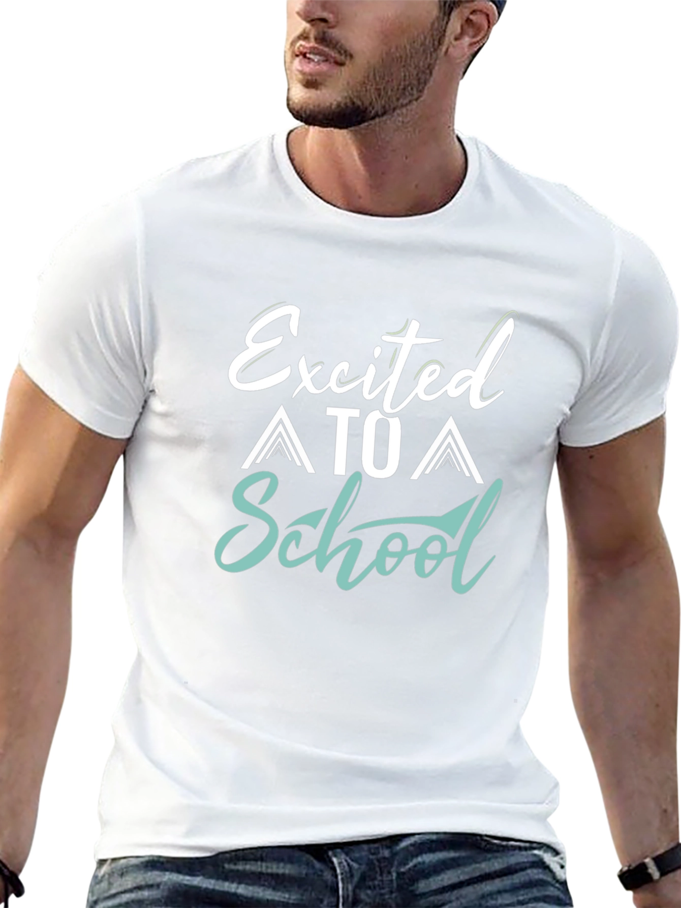 Excited to School Graphic Tee