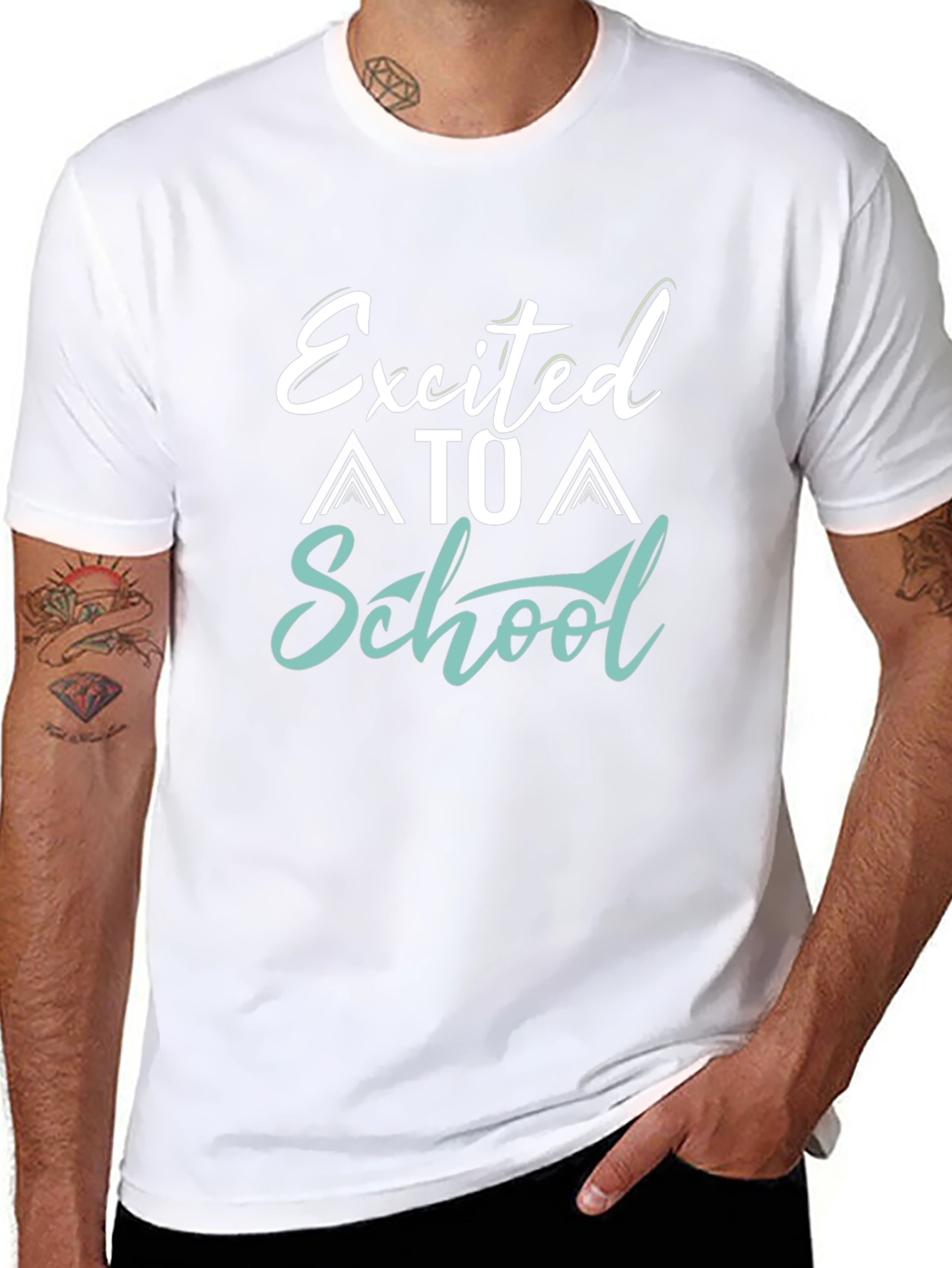 Excited to School Graphic Tee