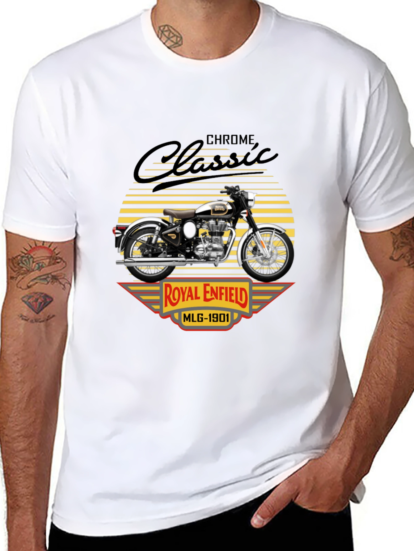 Royal Enfield Classic Chrome Graphic T-Shirt