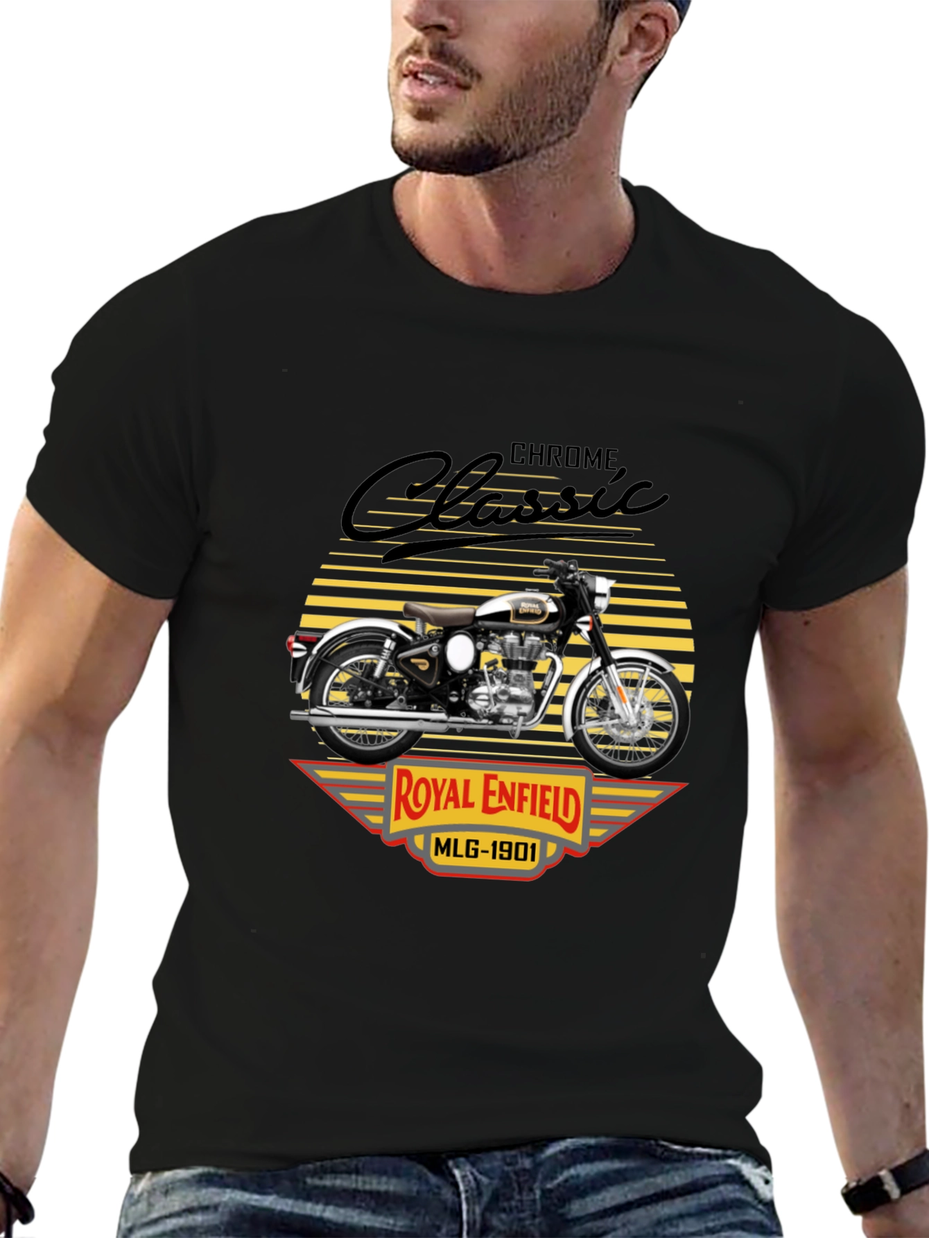 Royal Enfield Classic Chrome Graphic T-Shirt