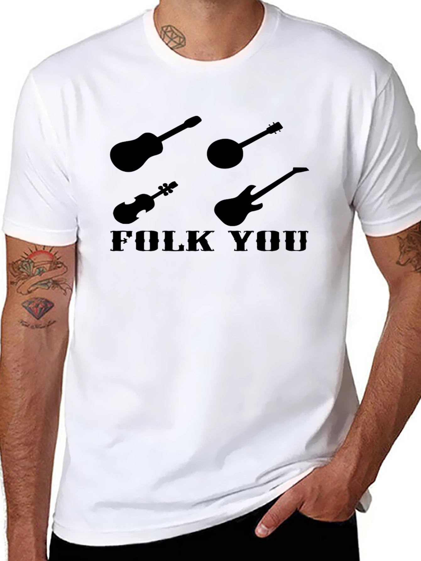 Folk You Musical Instrument T-Shirt