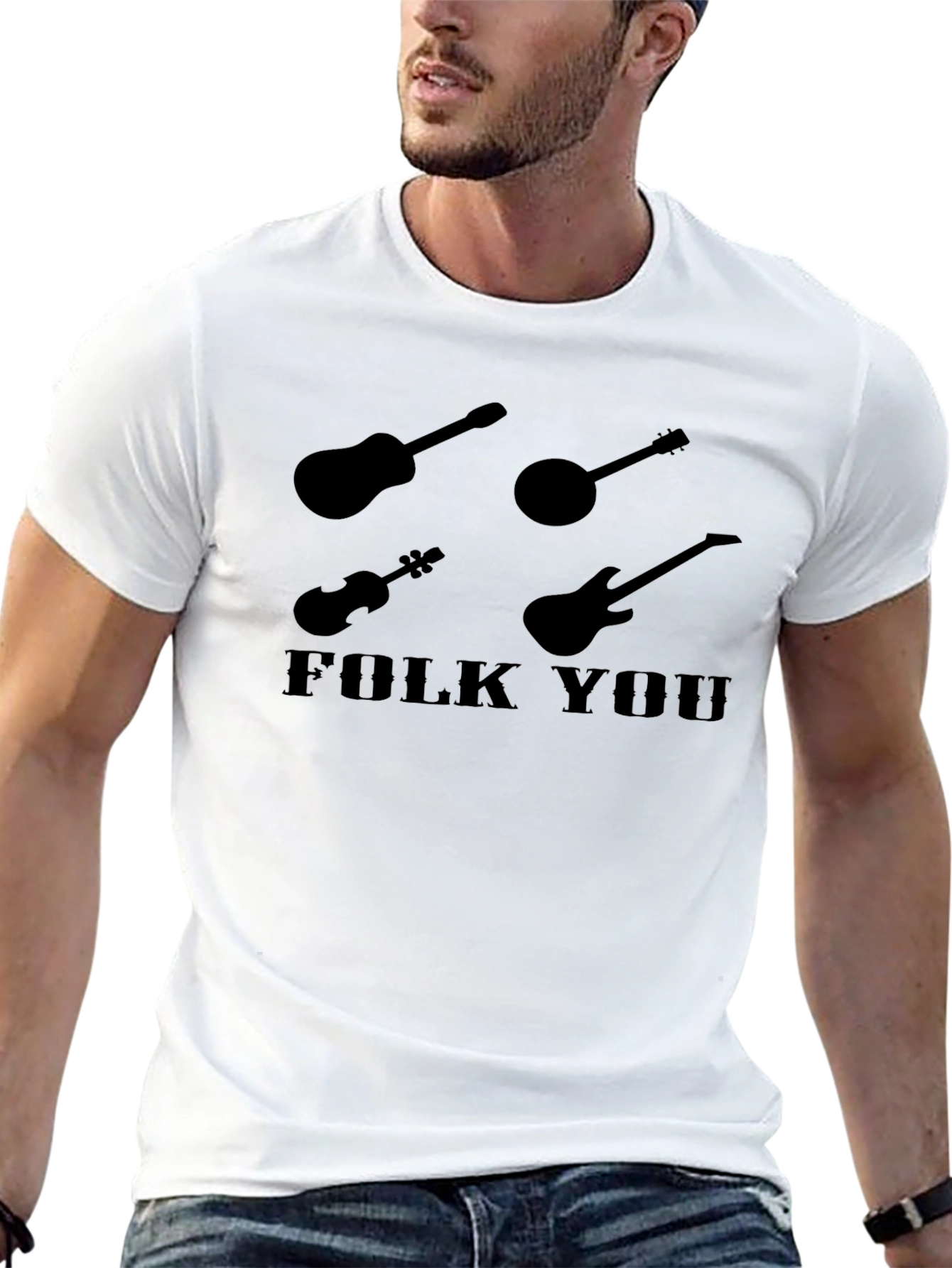 Folk You Musical Instrument T-Shirt