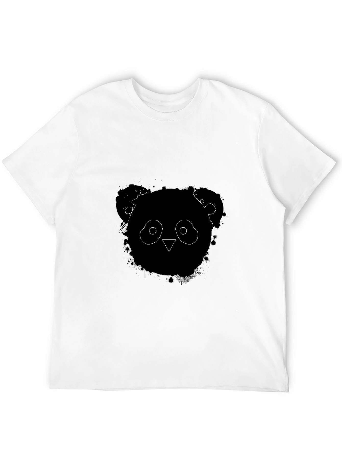 Cool Panda Graphic Black T-Shirt