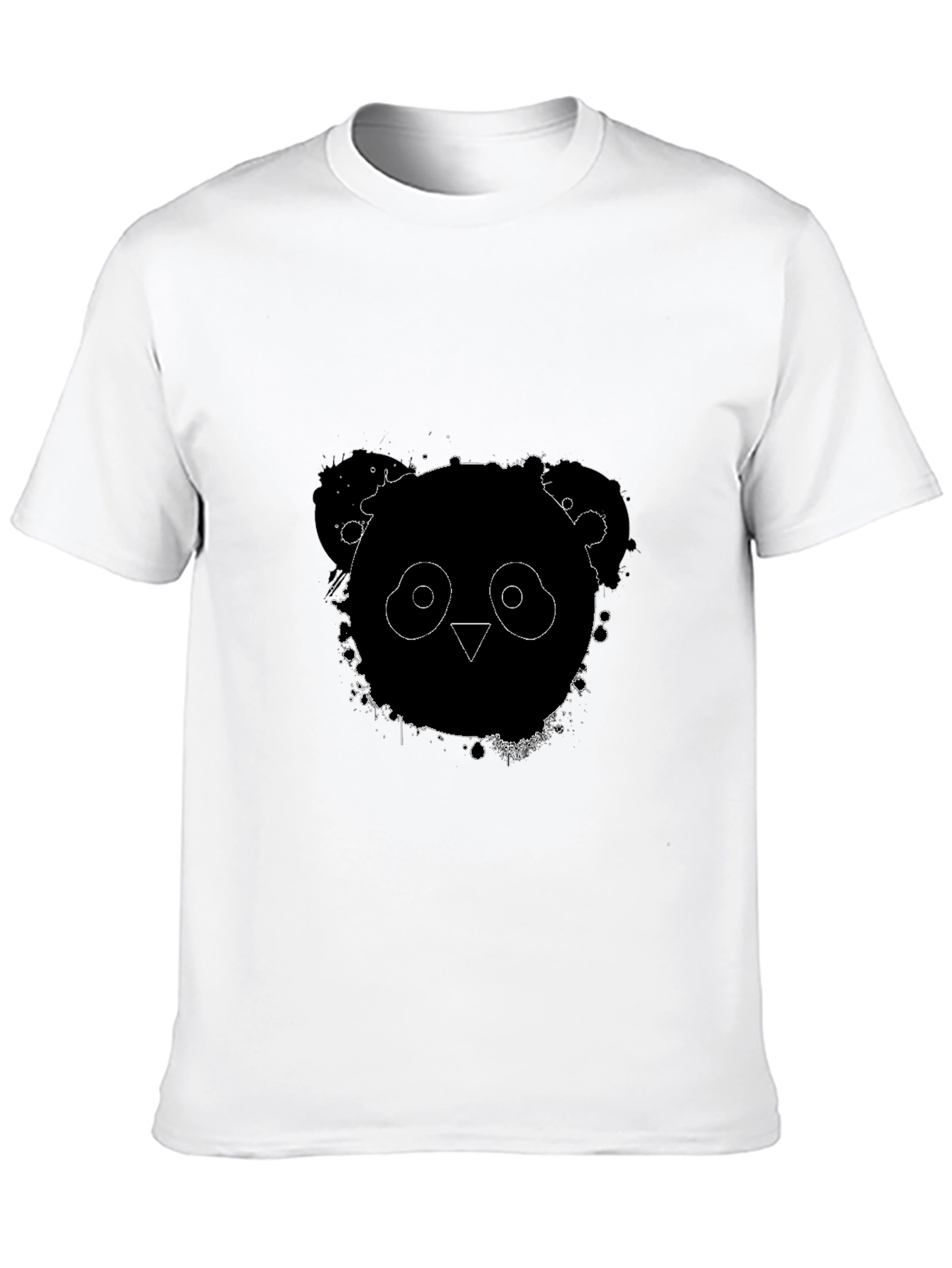 Cool Panda Graphic Black T-Shirt
