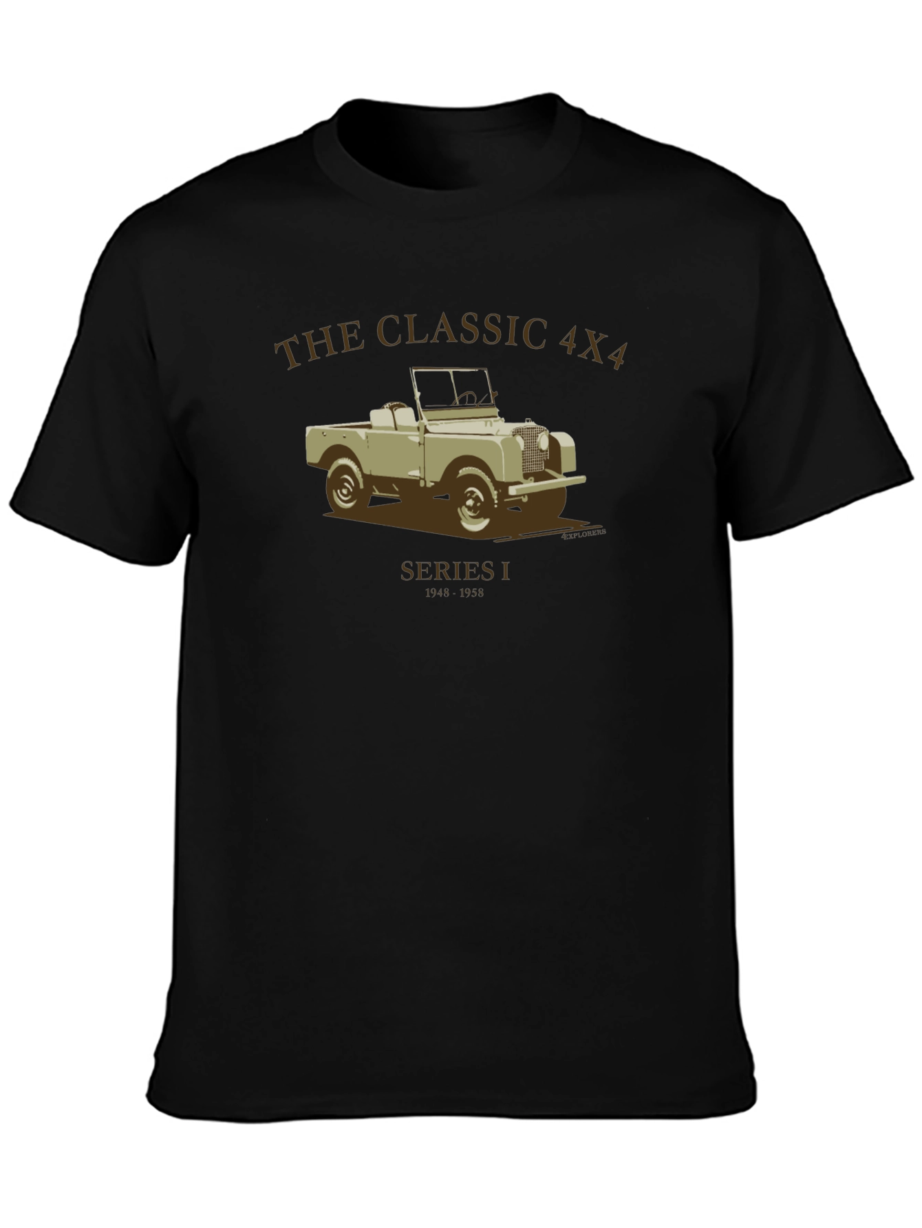 Classic 4x4 Series I T-Shirt - Black