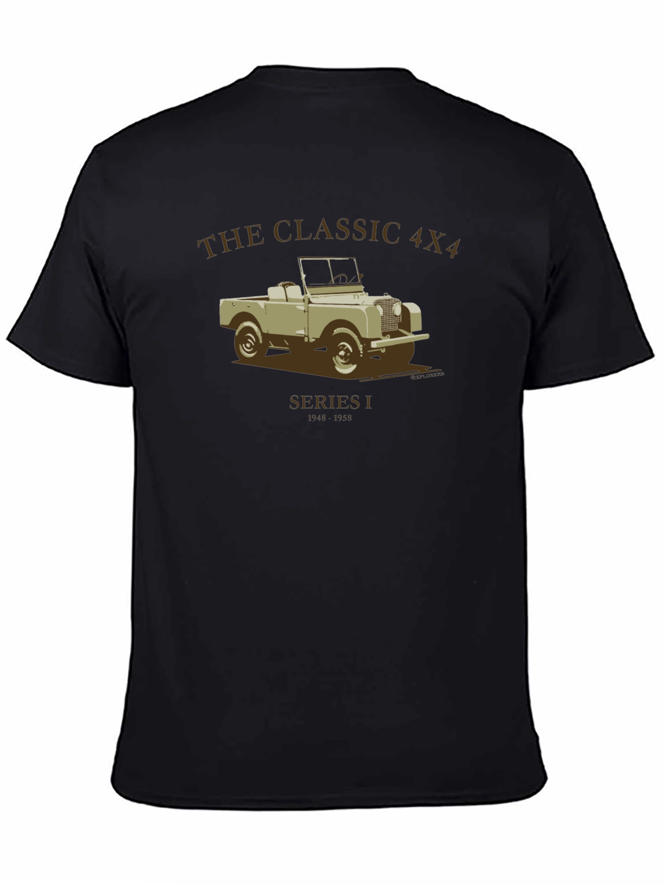 Classic 4x4 Series I T-Shirt - Black