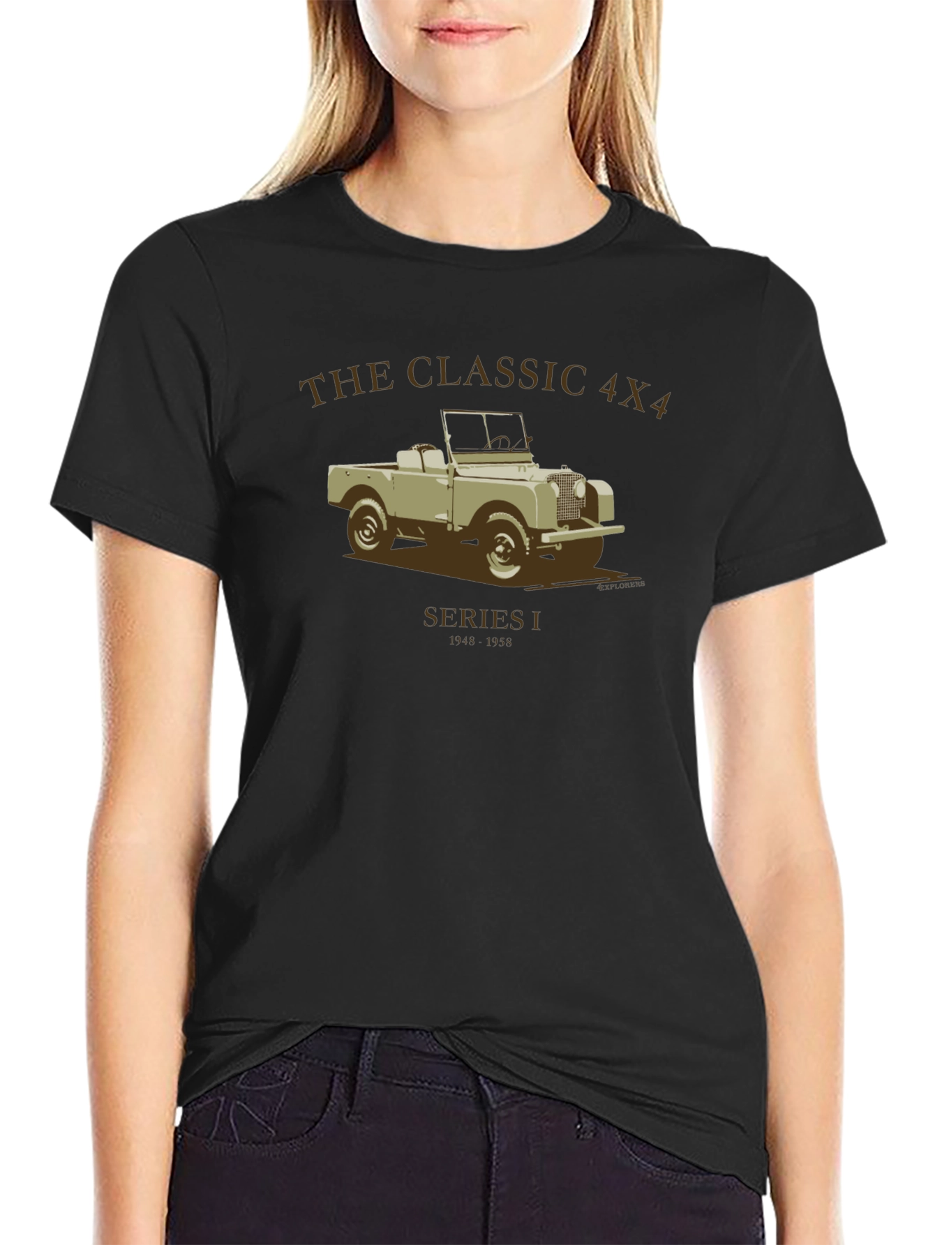 Classic 4x4 Series I T-Shirt - Black