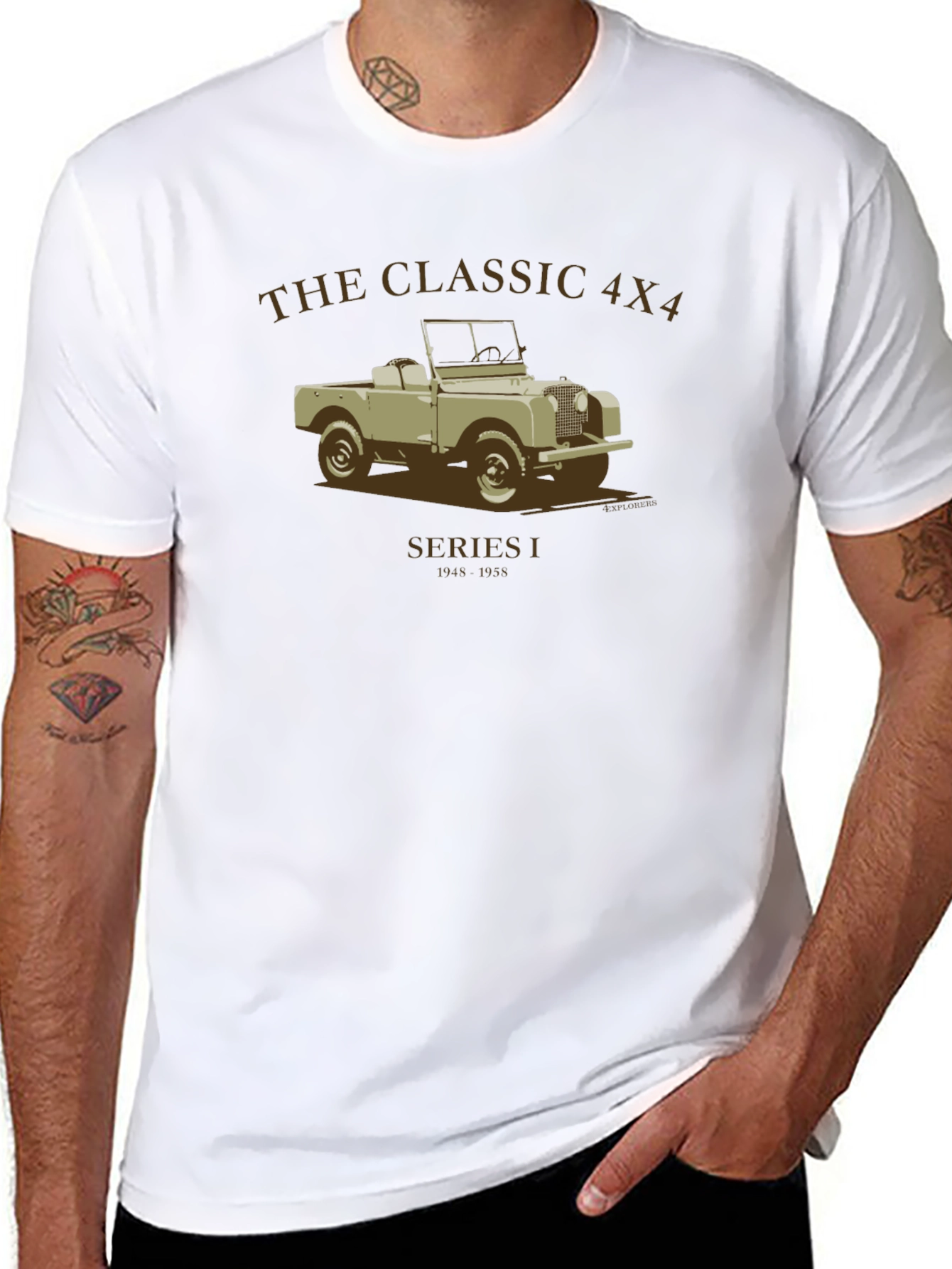 Classic 4x4 Series I T-Shirt - Black