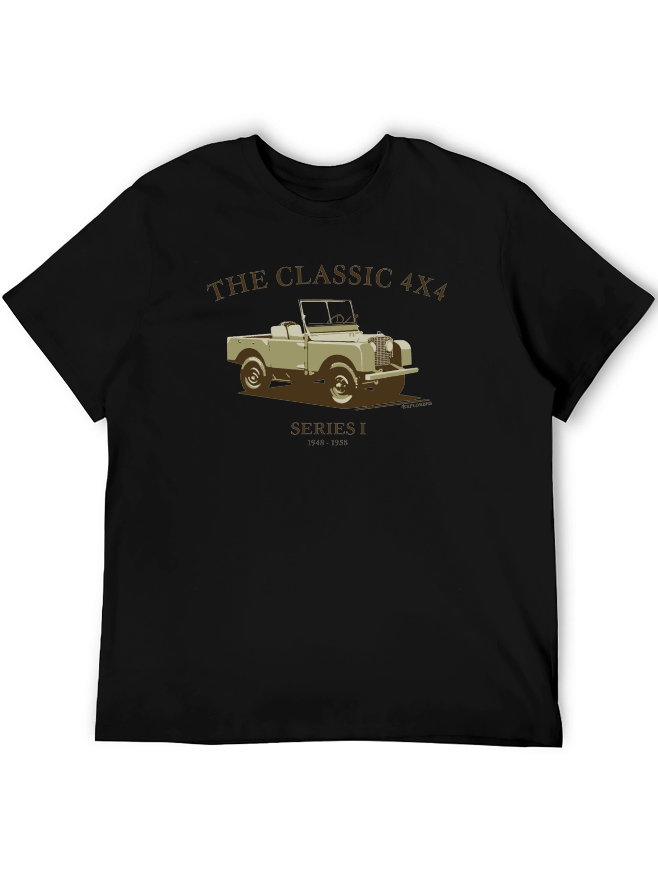 Classic 4x4 Series I T-Shirt - Black
